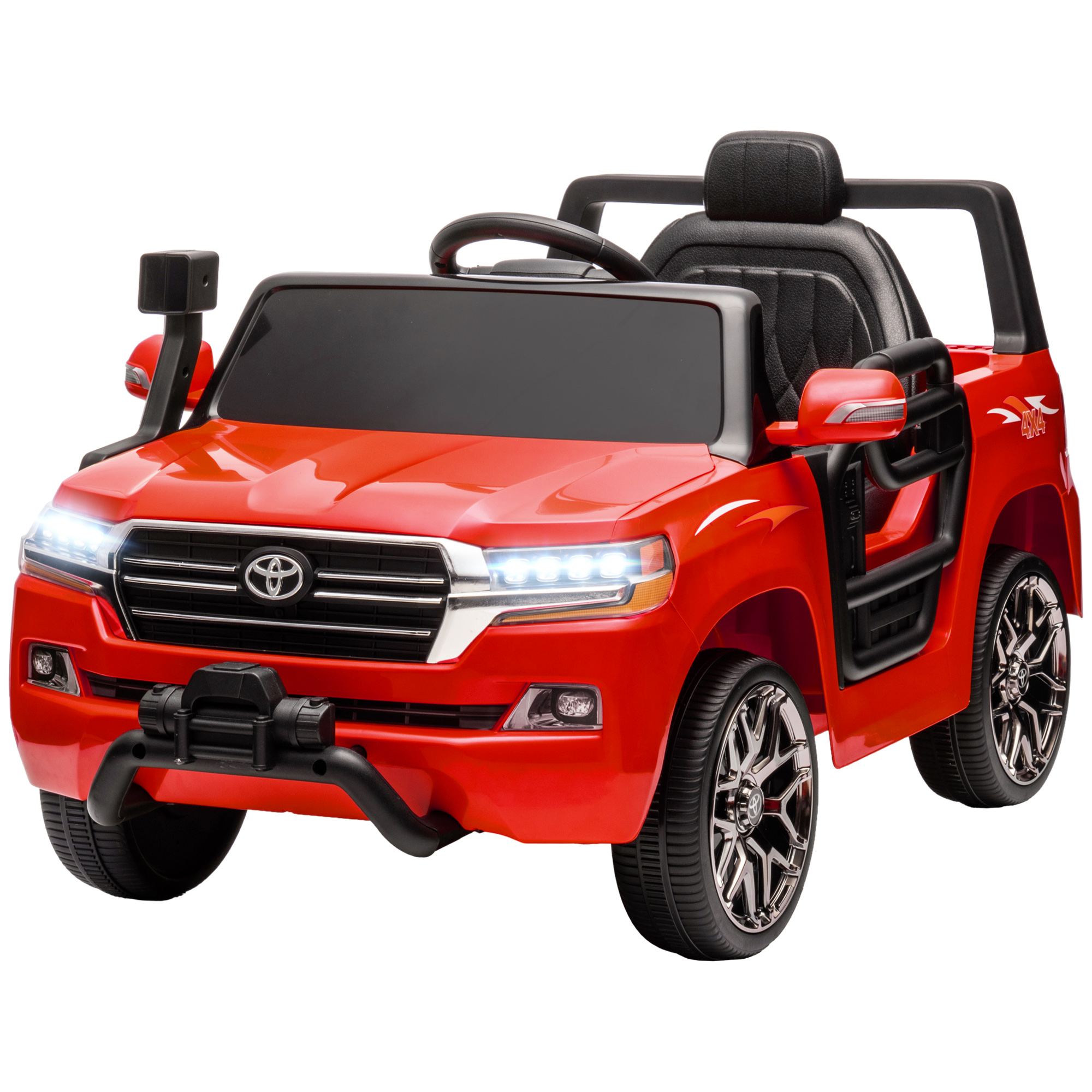 Qaba 12V Toyota LAND CRUISER Licensed Kids Car w/ Remote Control