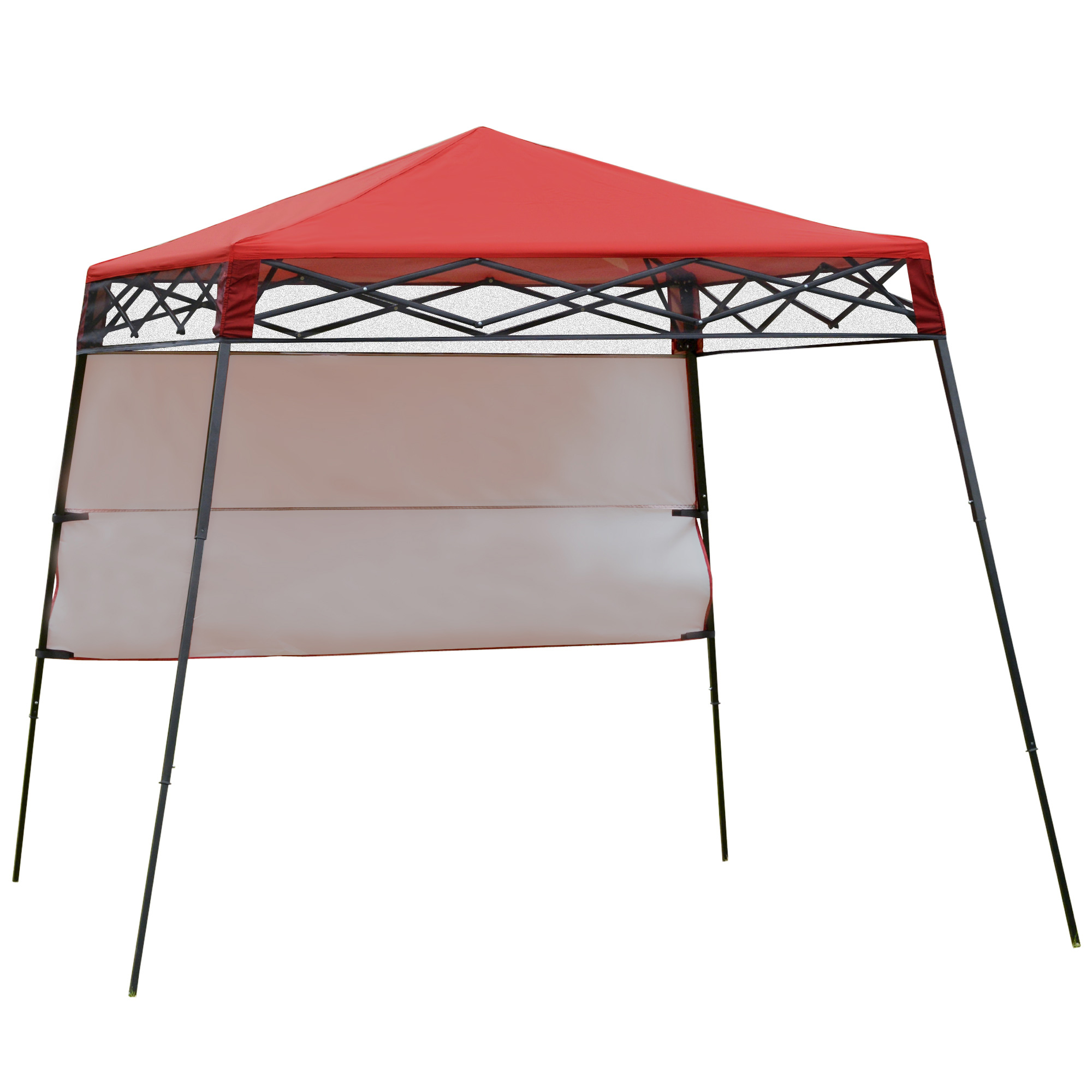 トップス GADID ANONIEM PAVO/RED SIZE 1 Outsunny 7' x 7' Garden Foldable Pop Up Gazebo Tent with