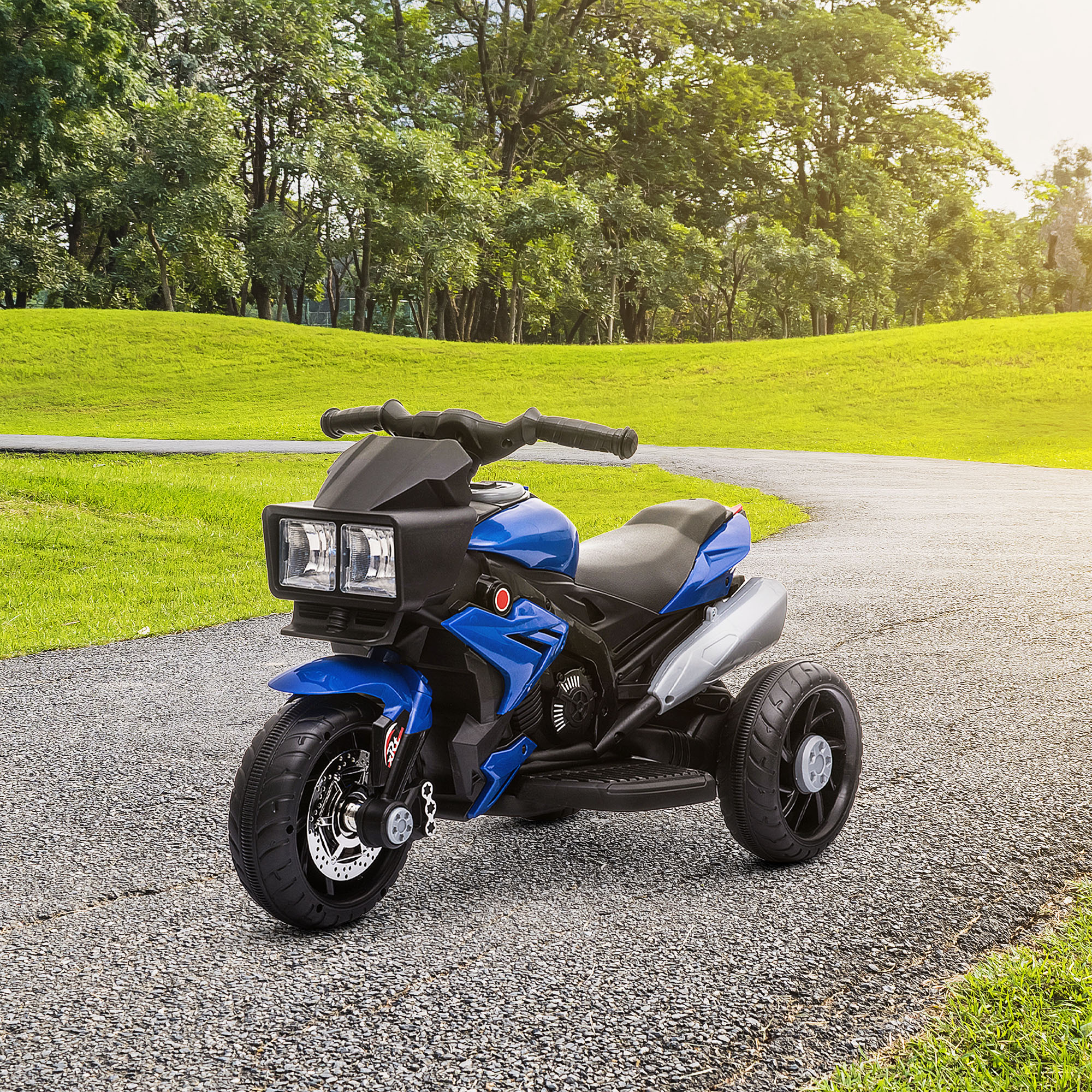 【P7147】doa／RIDE ON Aosom Kids Electric Pedal Motorcycle Ride-On Toy 6V Battery