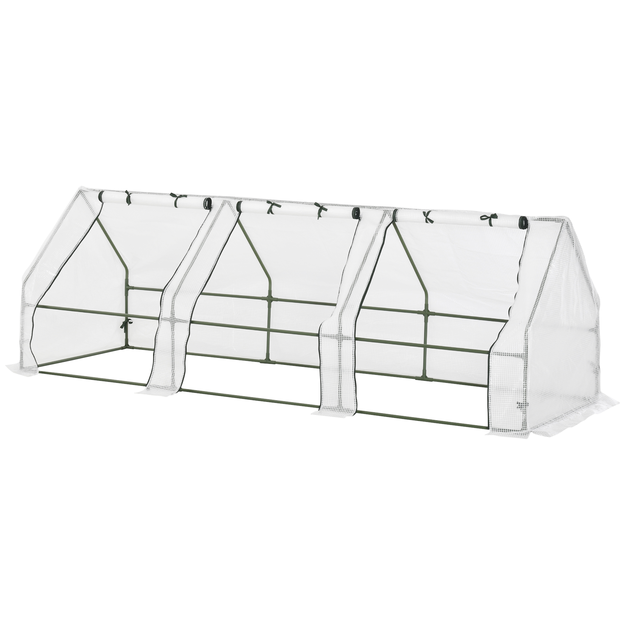 Outsunny 9' x 3' x 3' Outdoor Mini Greenhouse, Portable
