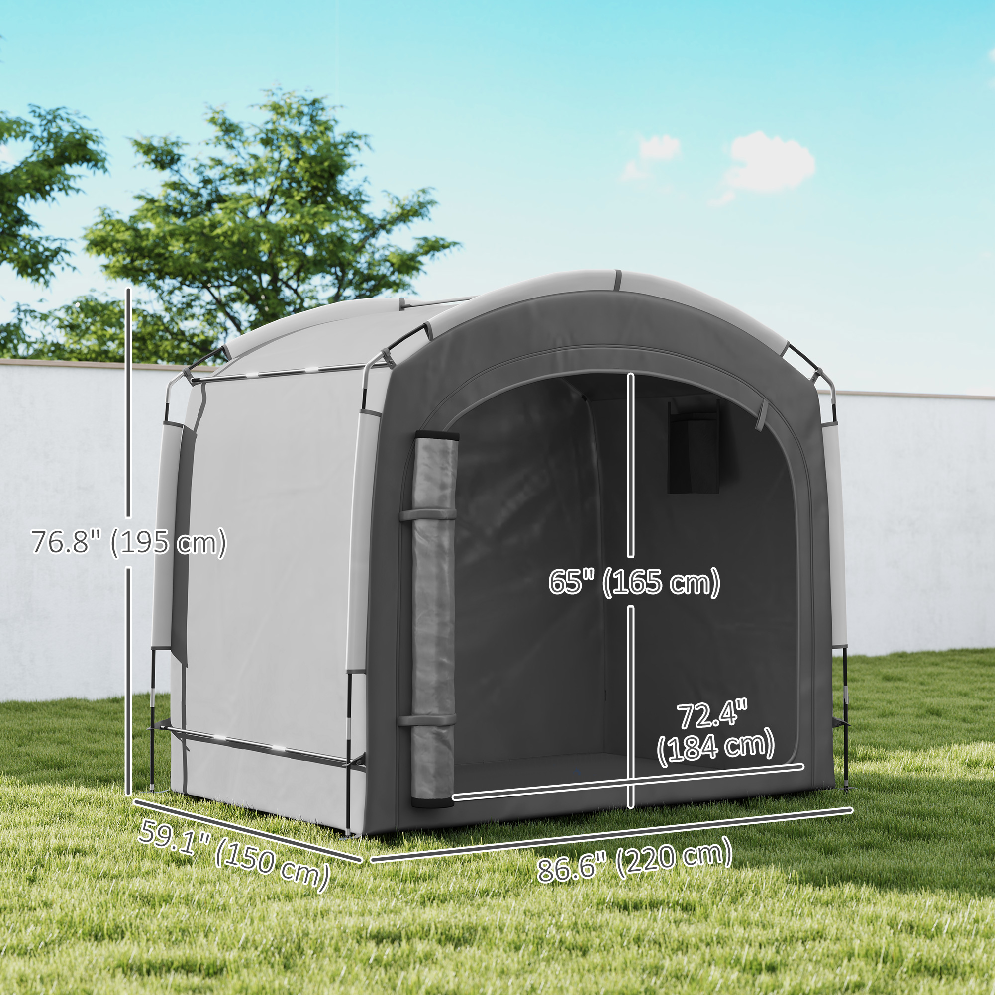 高品質の人気 Shed Storage Bike Outsunny Tent, Waterproof and Portable ピンズ・ピンバッジ・缶バッジ