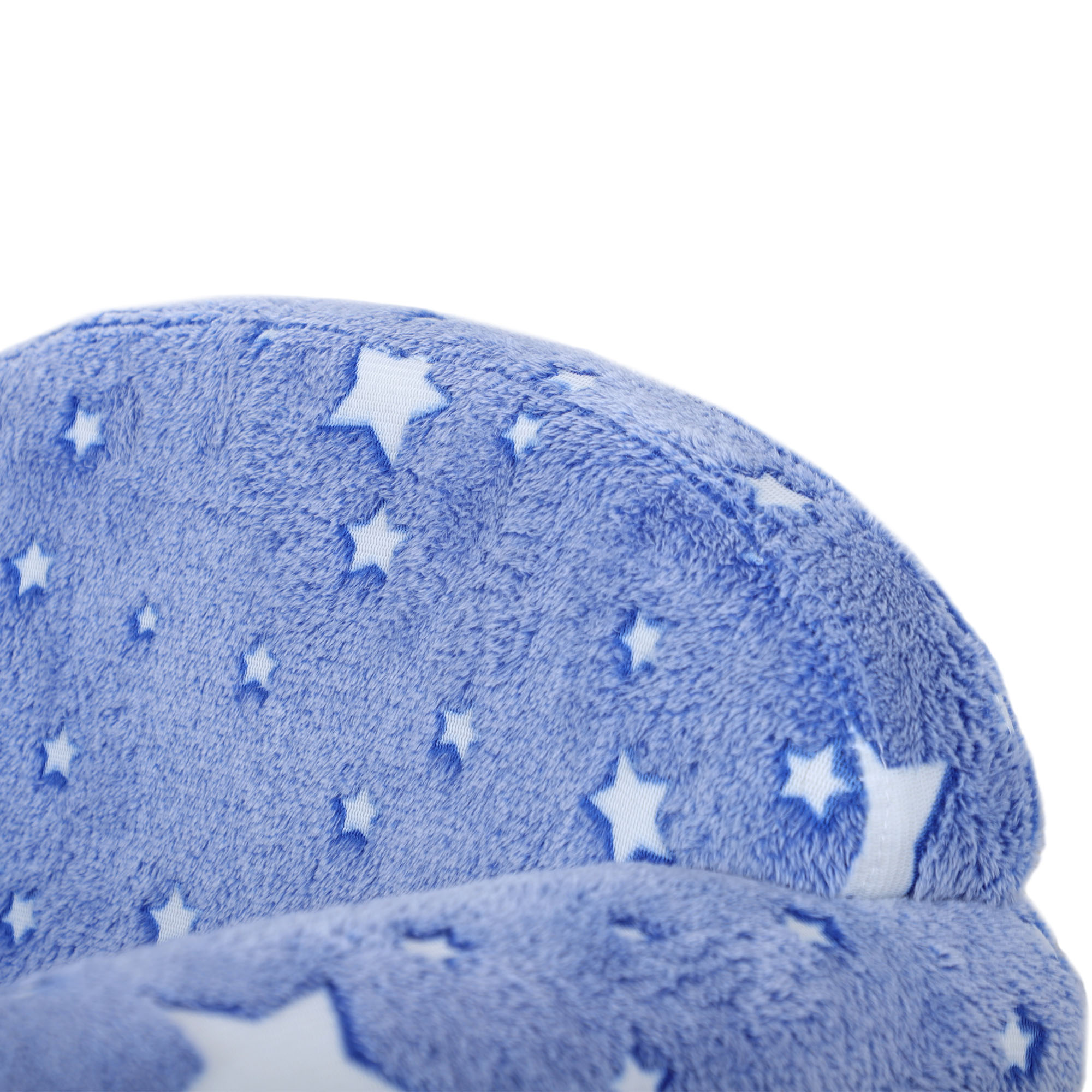 Qaba Kids Sofa with Glowing Star Design for 18-36 Months, Blue | Aosom.com 7