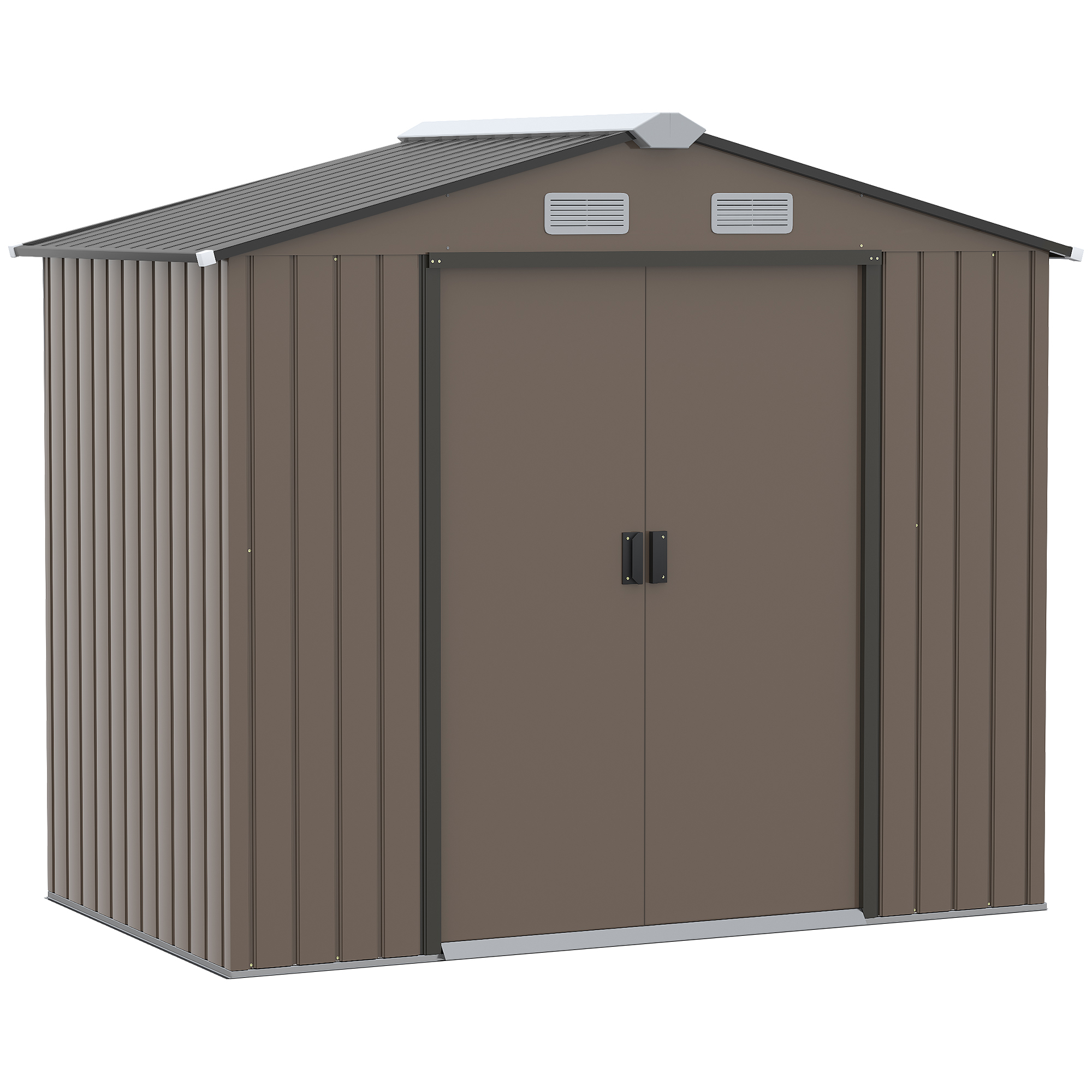 【新発売】今週の市販 x 7' Outsunny 4' Patio Outdoor Shed Storage Garden 6' x ジャケット・アウター