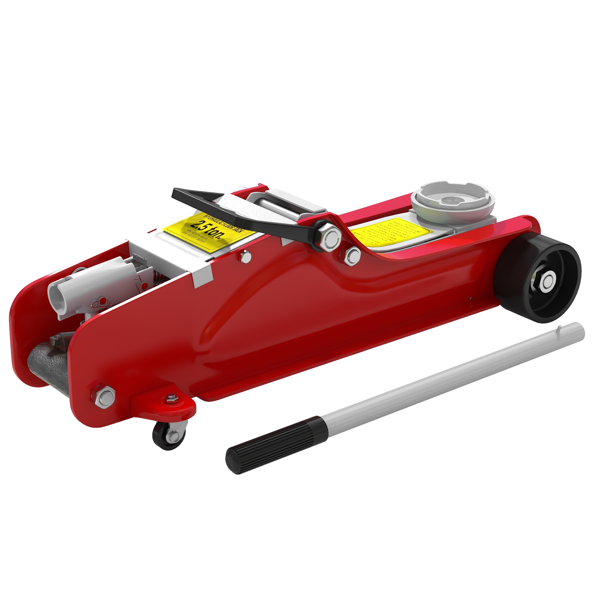 HOMCOM Low Profile Jack, Hydraulic Racing Floor Jack, 3.1