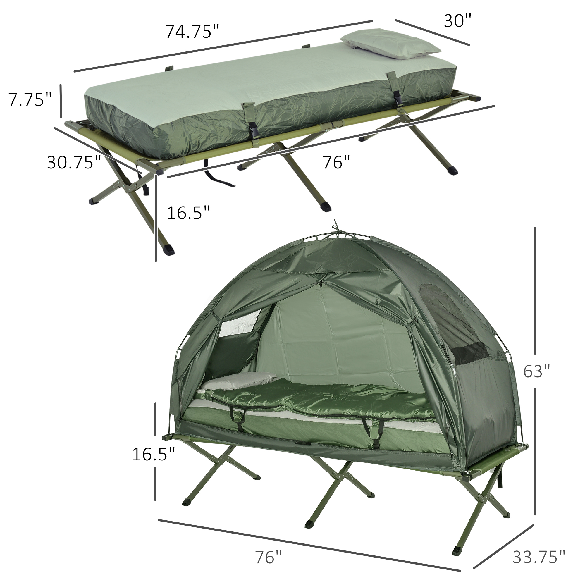 テント・タープ INSTRUCYIONS  OF  COT  TENT INSTRUCYIONS OF COT TENT