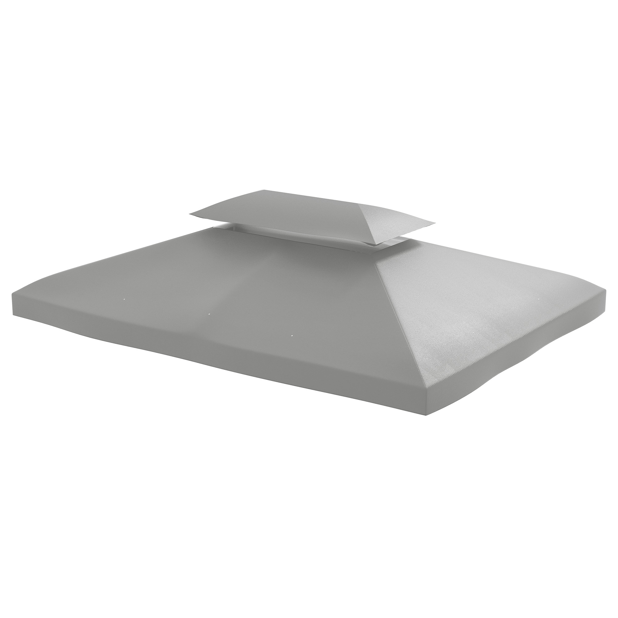 Outsunny 13' x 10' Gazebo Replacement Canopy 2 Tier Top UV