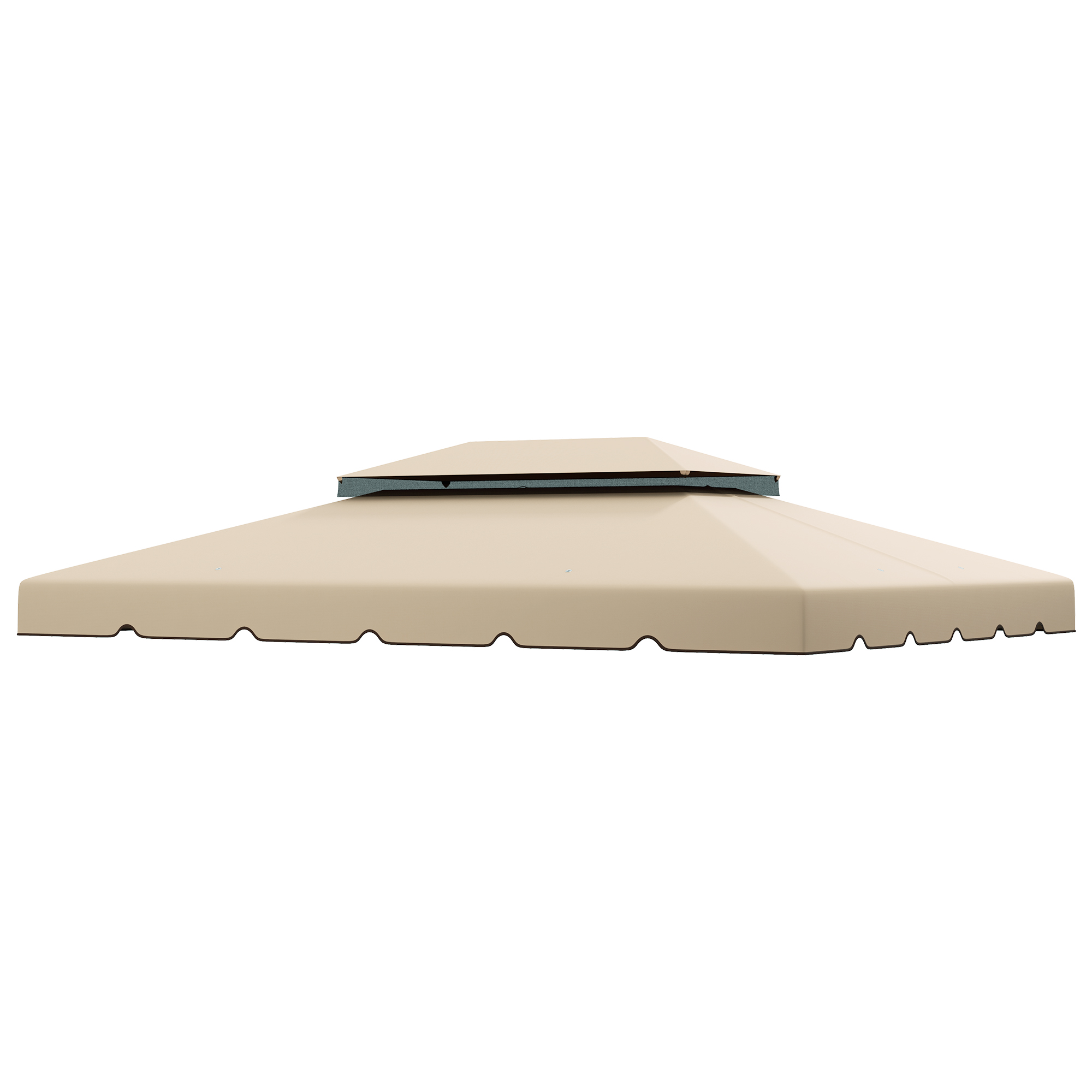 Outsunny 13.1' x 9.8' Gazebo Replacement Canopy, Gazebo Top