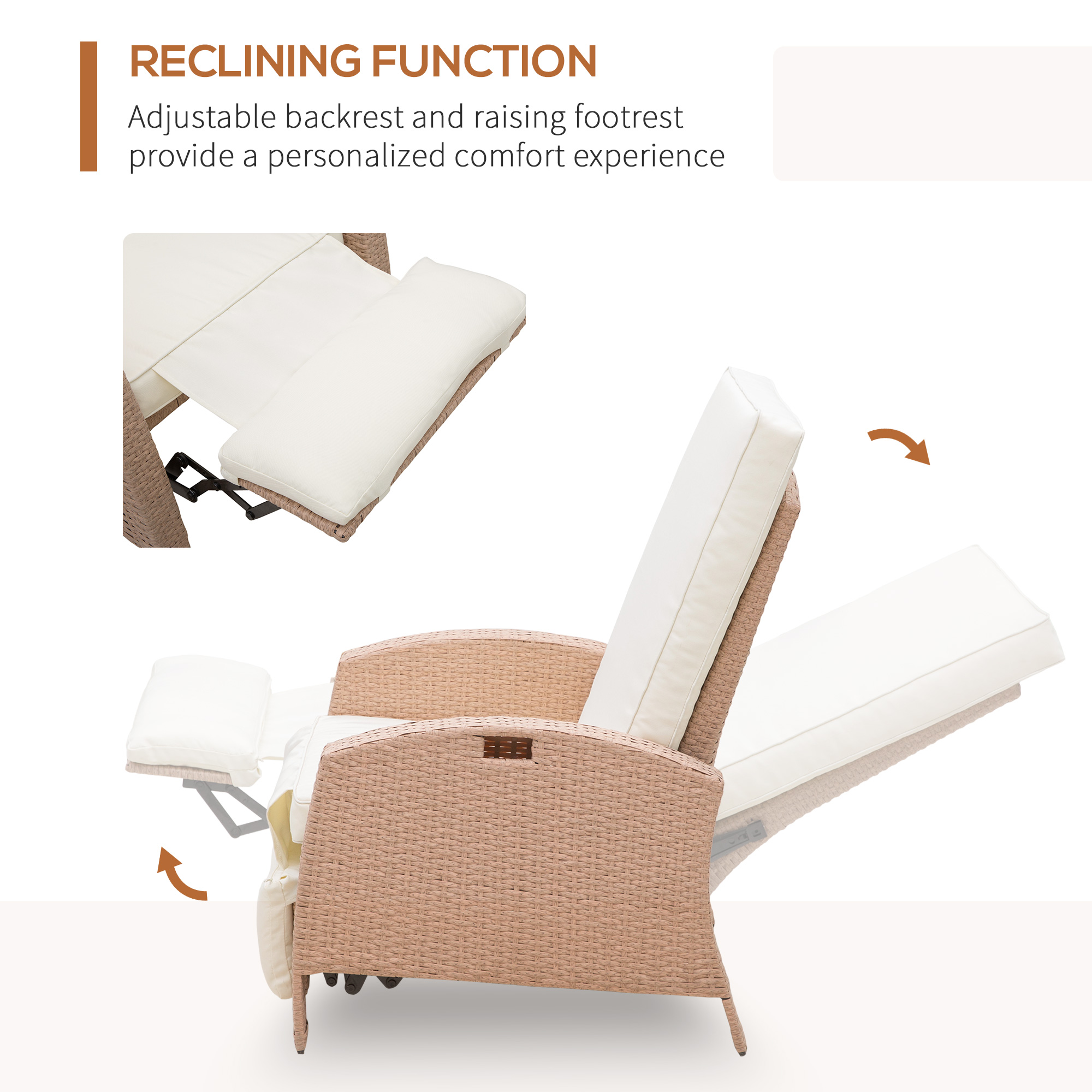 Chair Cushions For Outdoor Furniture Babylon Outdoor Recliner
