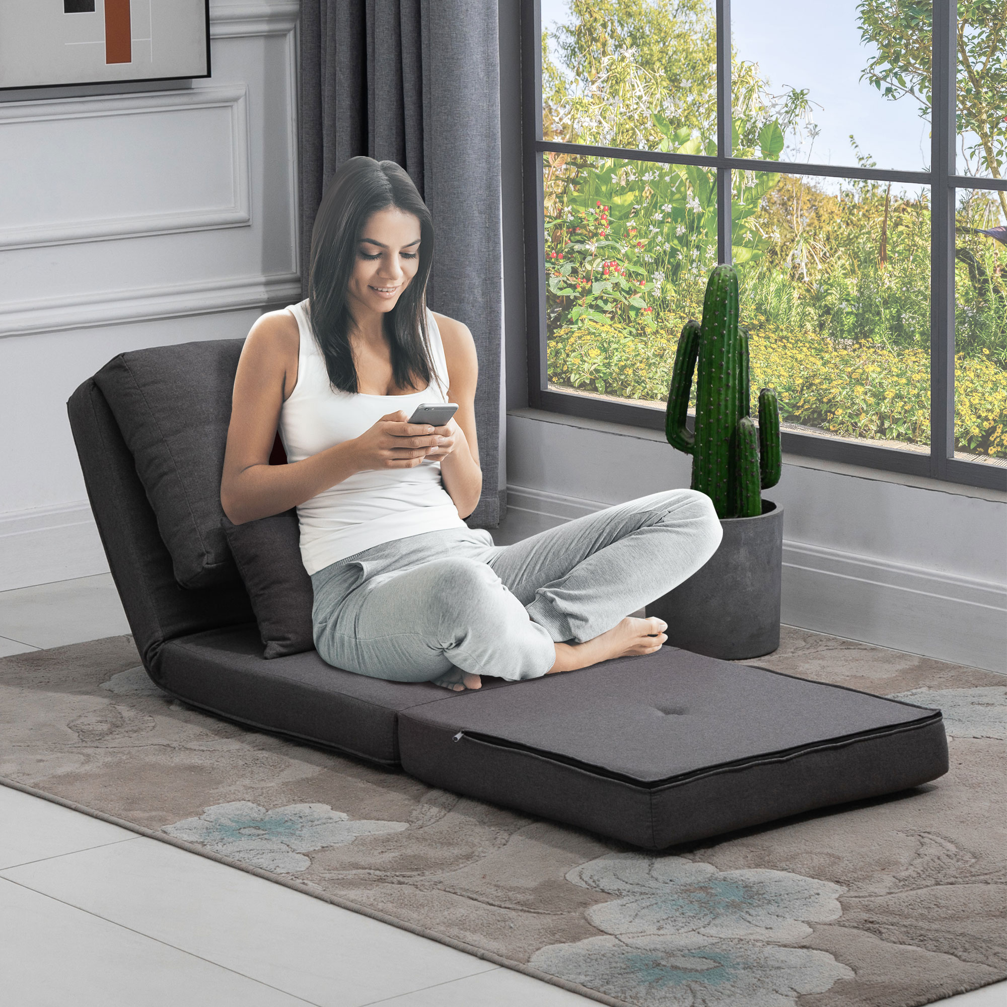 reemeeiii ソファ g118058]【単品】Cindy コーナーソファ ローソファー・フロア