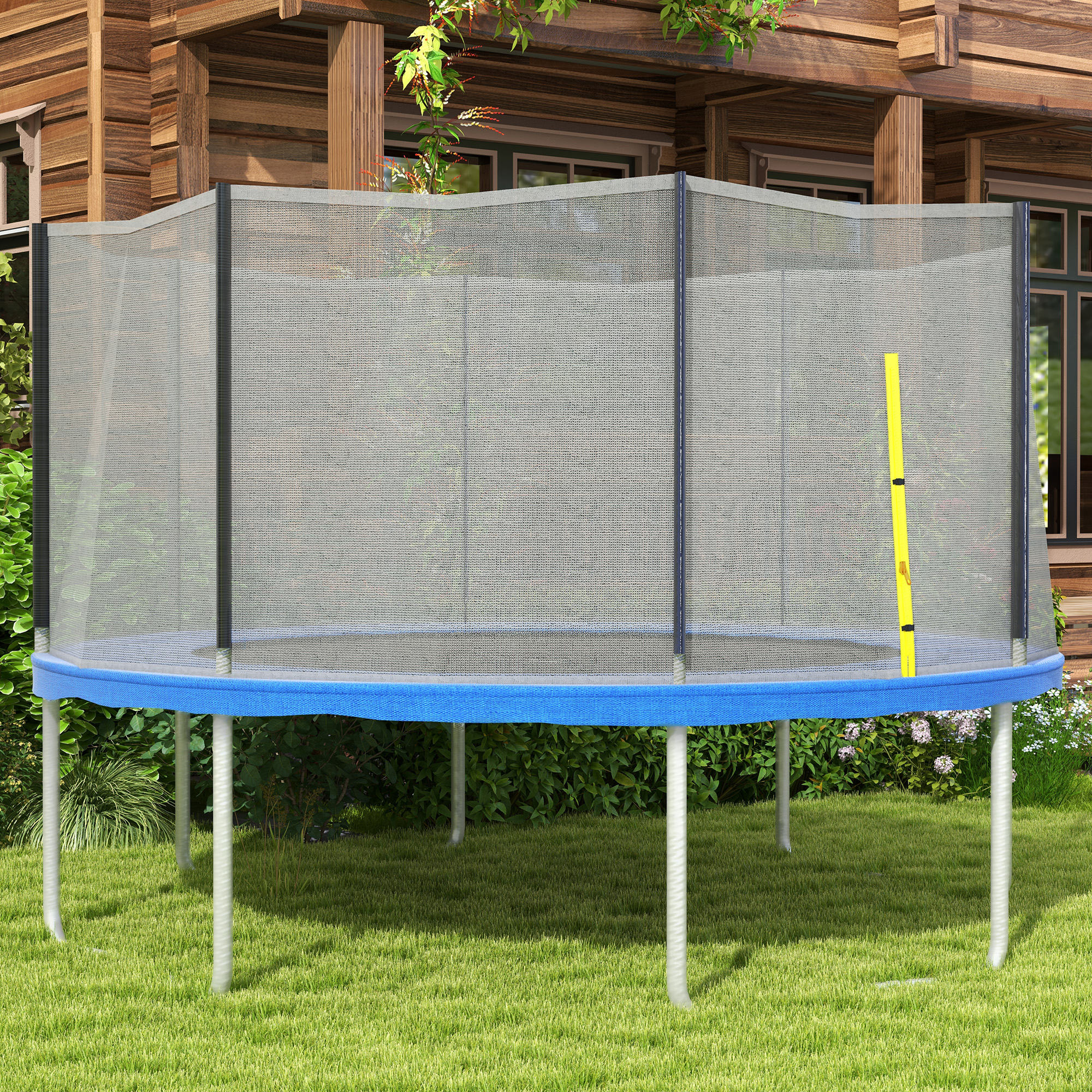 Soozier Trampoline Safety Net for 14ft Round Trampoline with 8