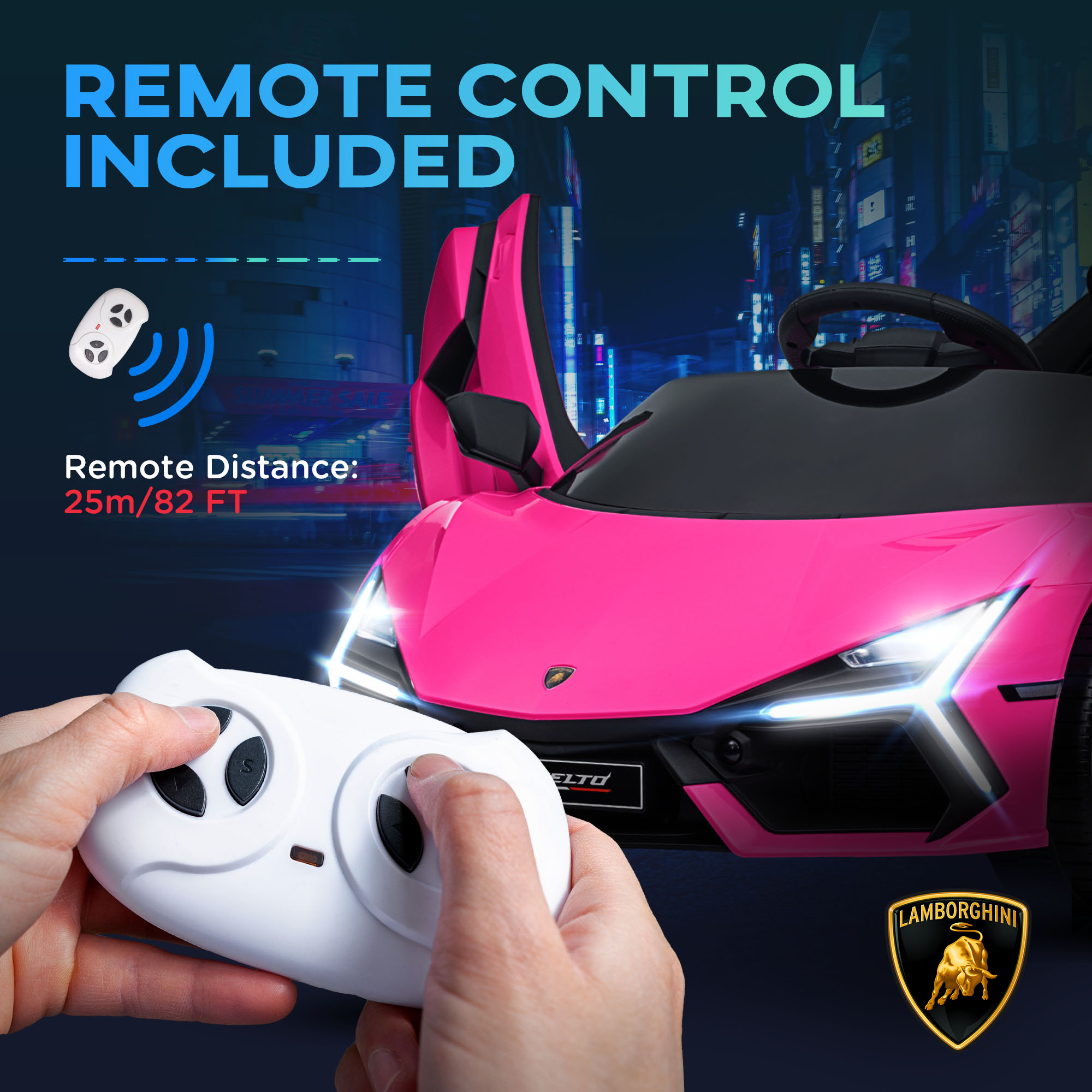 12V Lamborghini Revuelto Kids Ride On Car