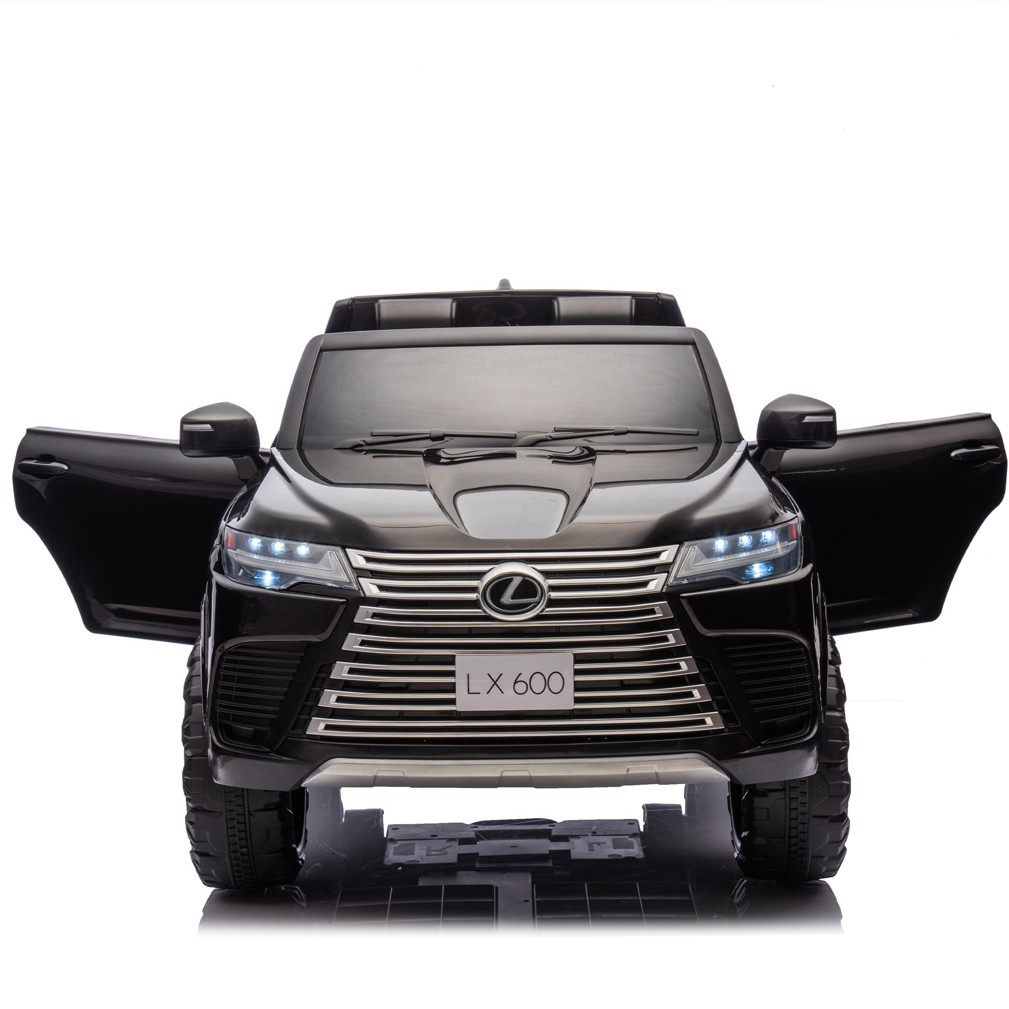 24V Licensed Lexus LX600 2-Seater Kids Ride On Car with Parent