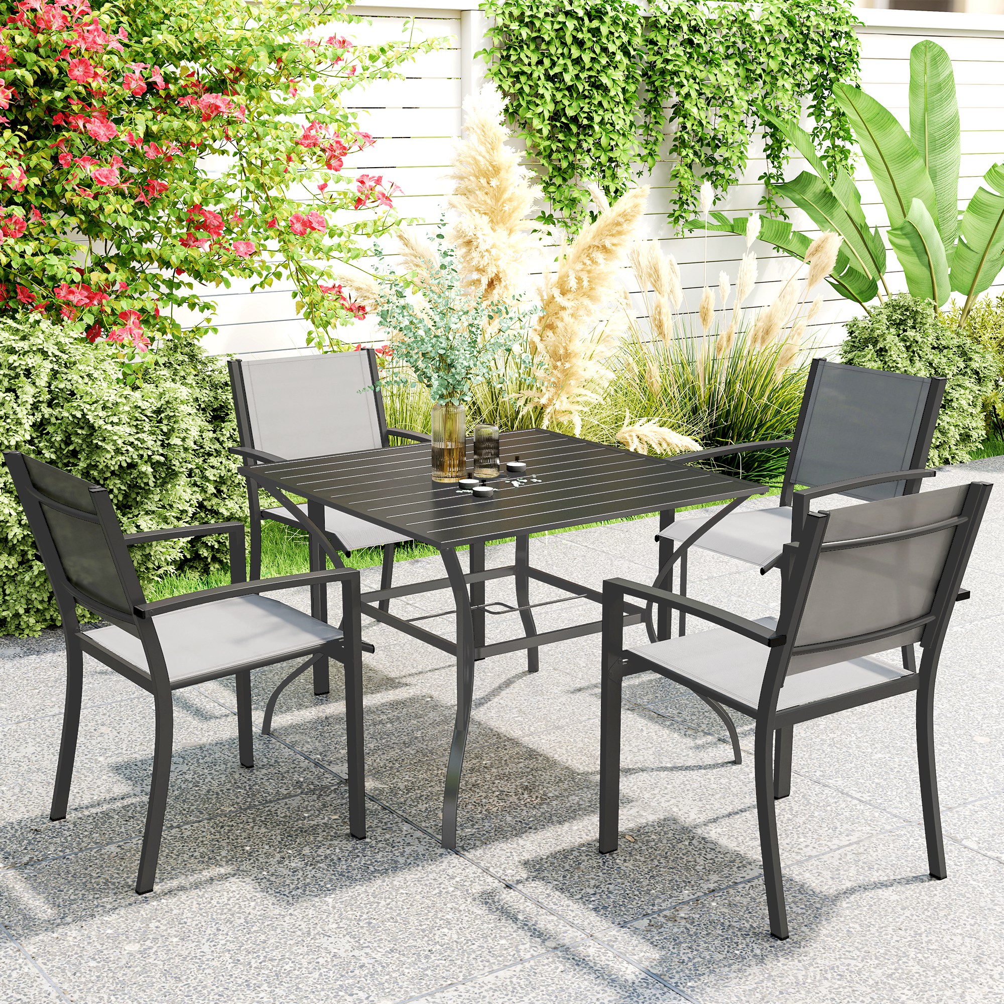 Dining Chairs Lowes Outdoor Folding Chairs Person Metal Patio