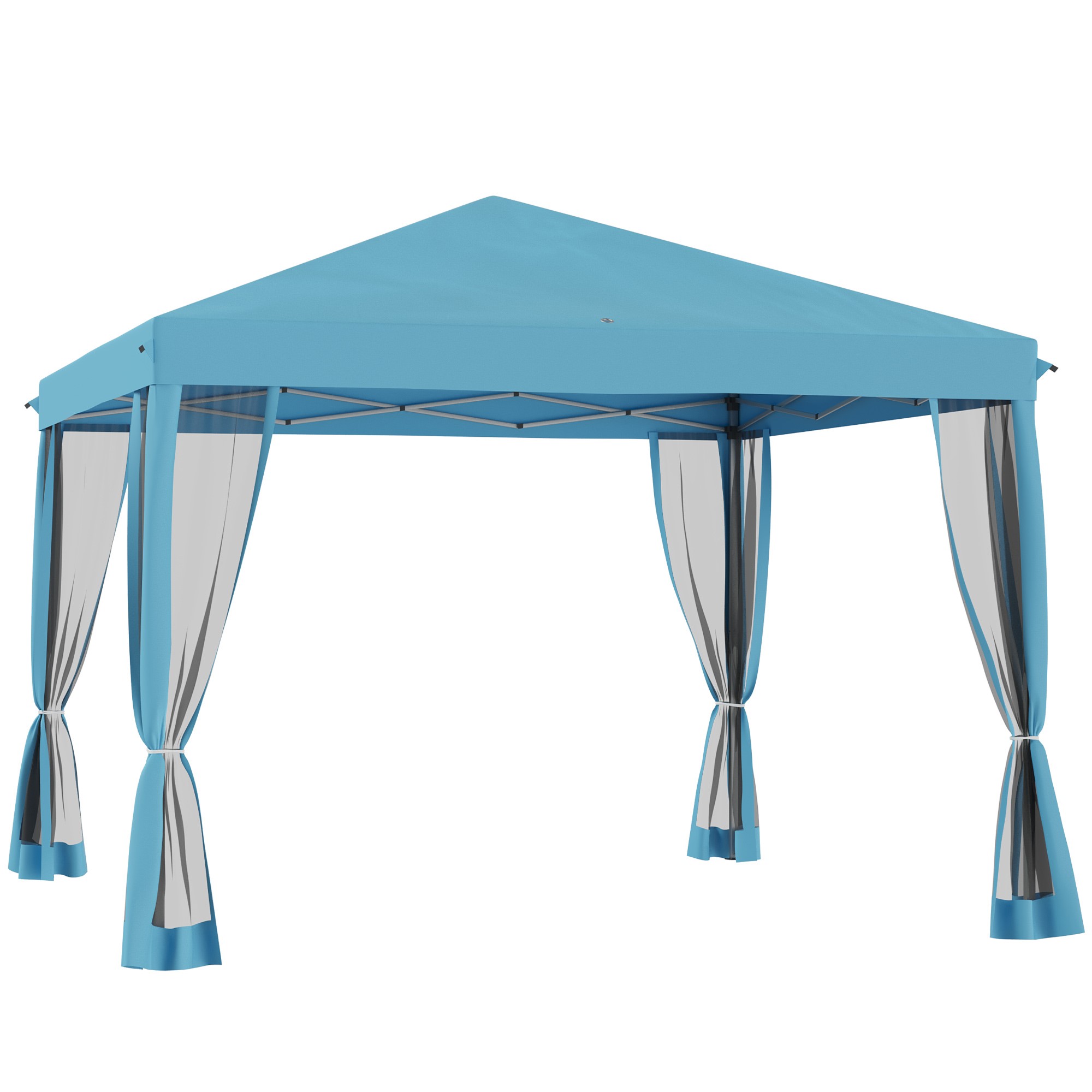 ONEW ほうれん草 フォトイズム　POPUP percent Outdoor 10' x 10' Patio Gazebo Outdoor Pop-Up Canopy with