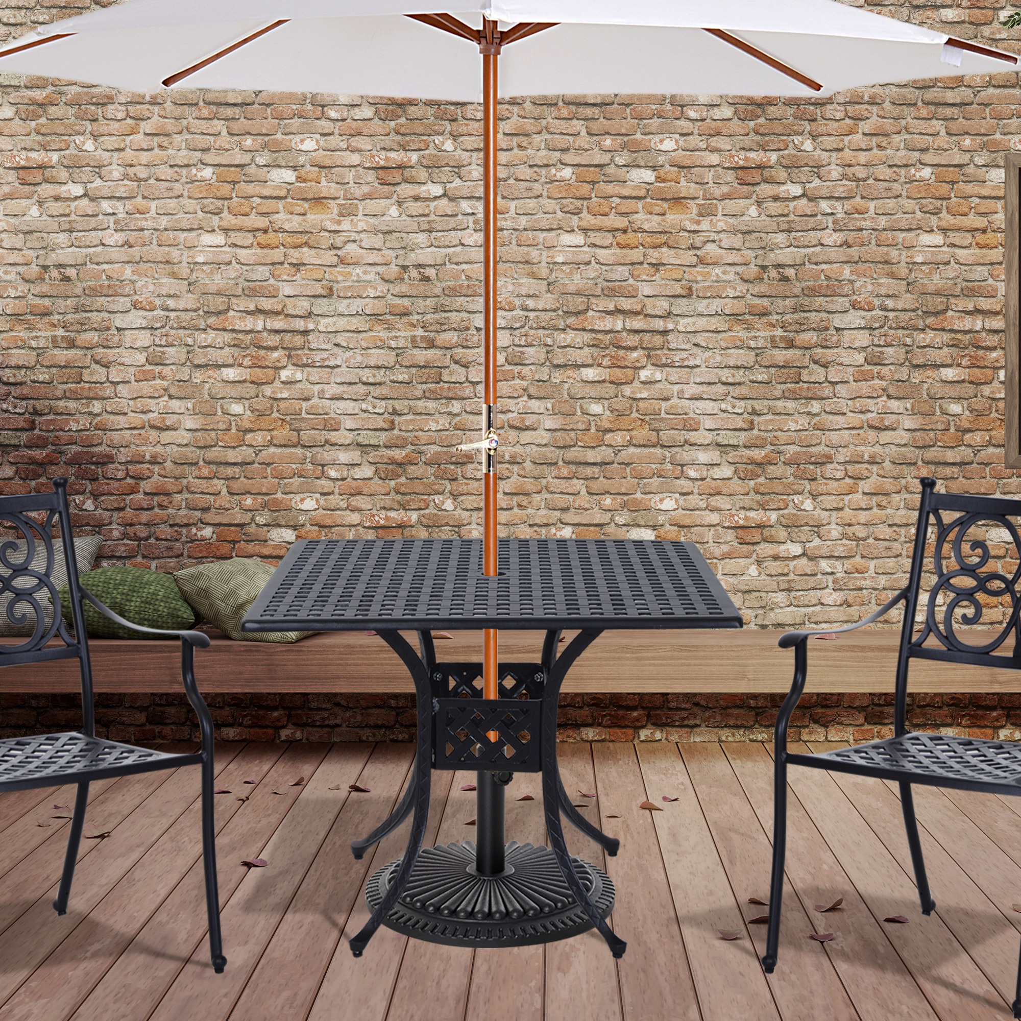 10 ft x 12 ft rectangle offset cantilever patio umbrella Cantilever Patio Umbrellas | 10 x 13 main image 0