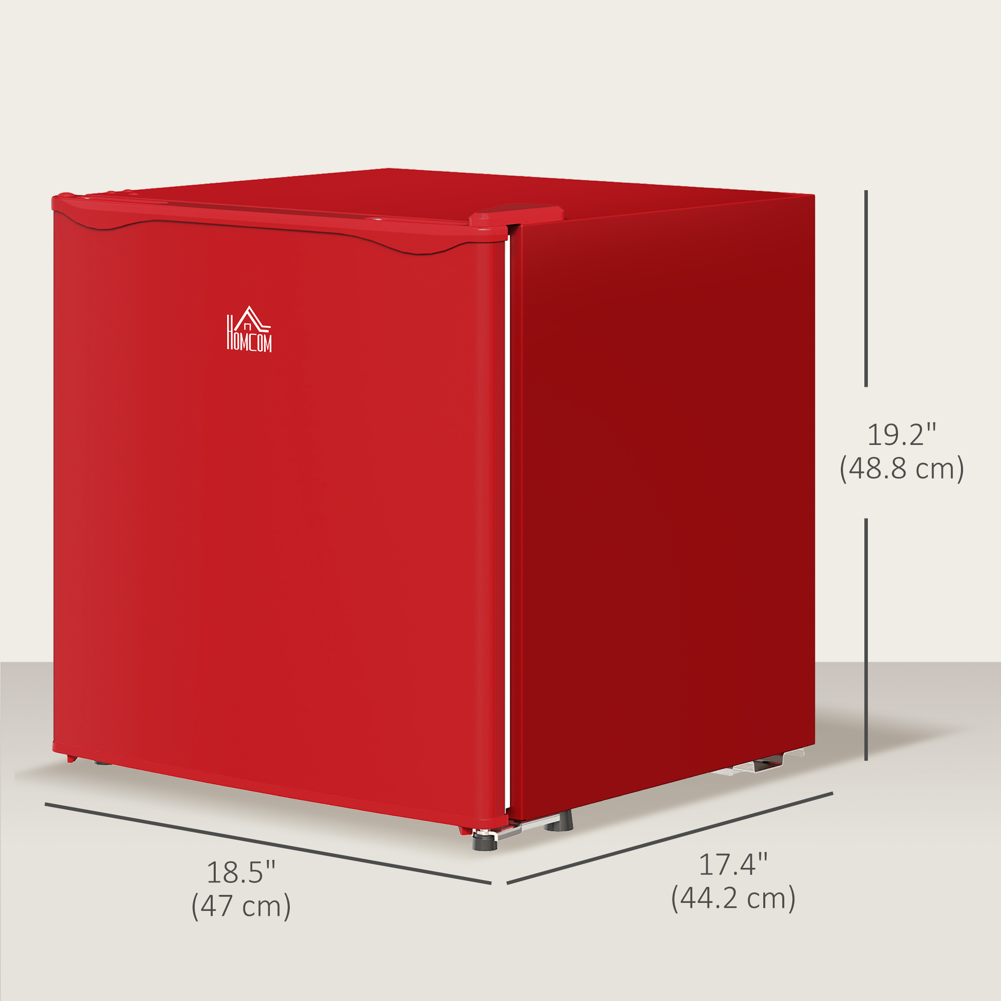 CN−F1XD HOMCOM 1.1 Cu. Ft. Mini Freezer, Compact Upright Freezer