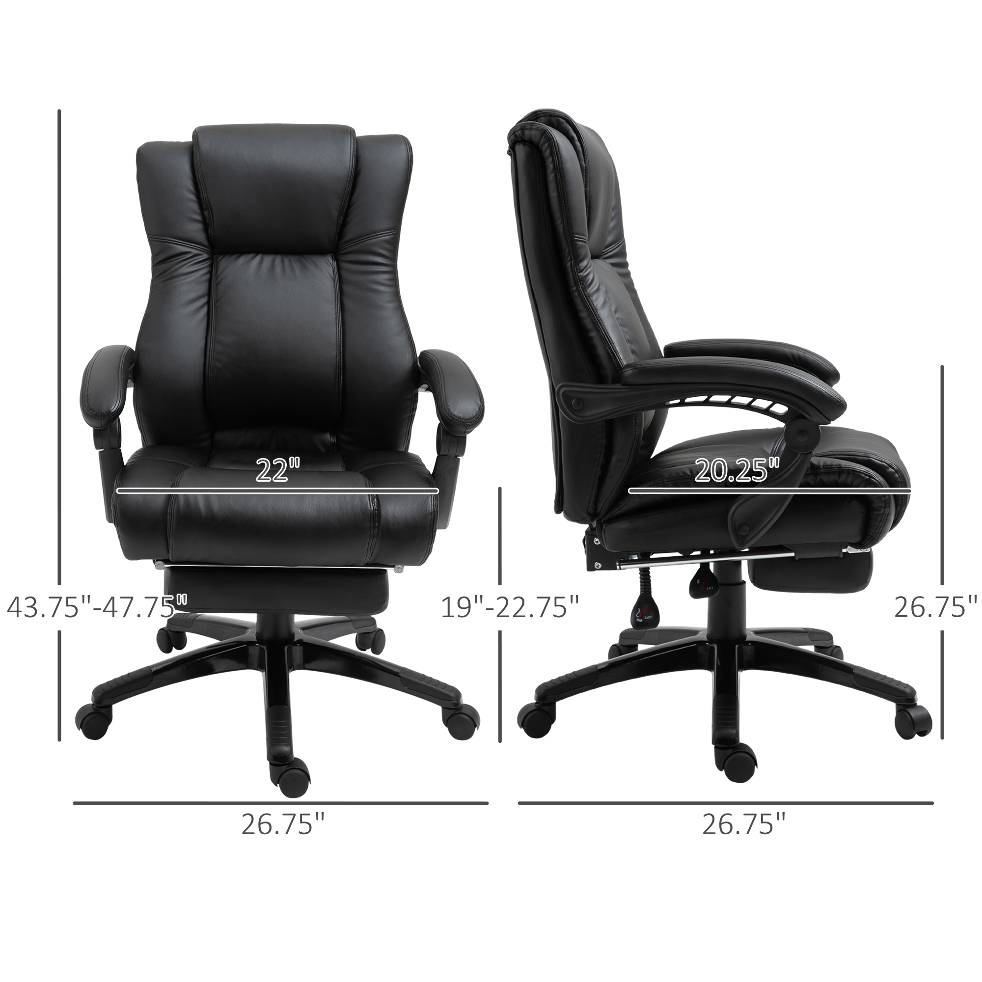 Vinsetto Executive Home Office Chair Swivel High Back