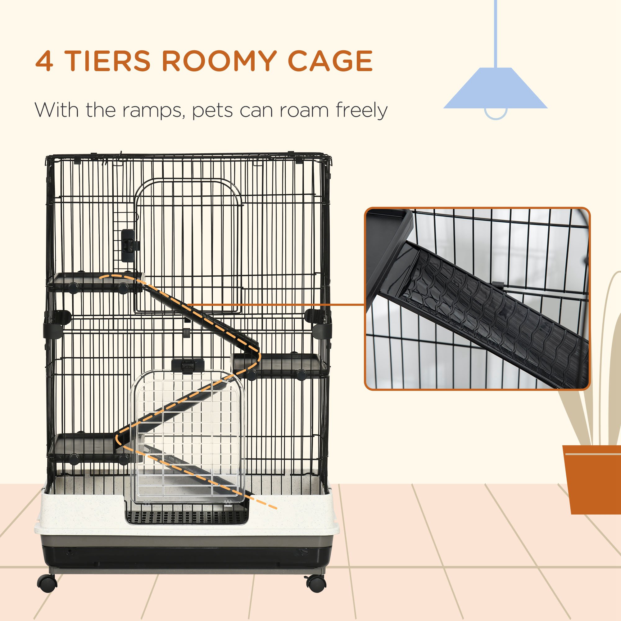 TIGA フェレット Amazon.com : Kaytee My First Home Multi-Level Habitat for