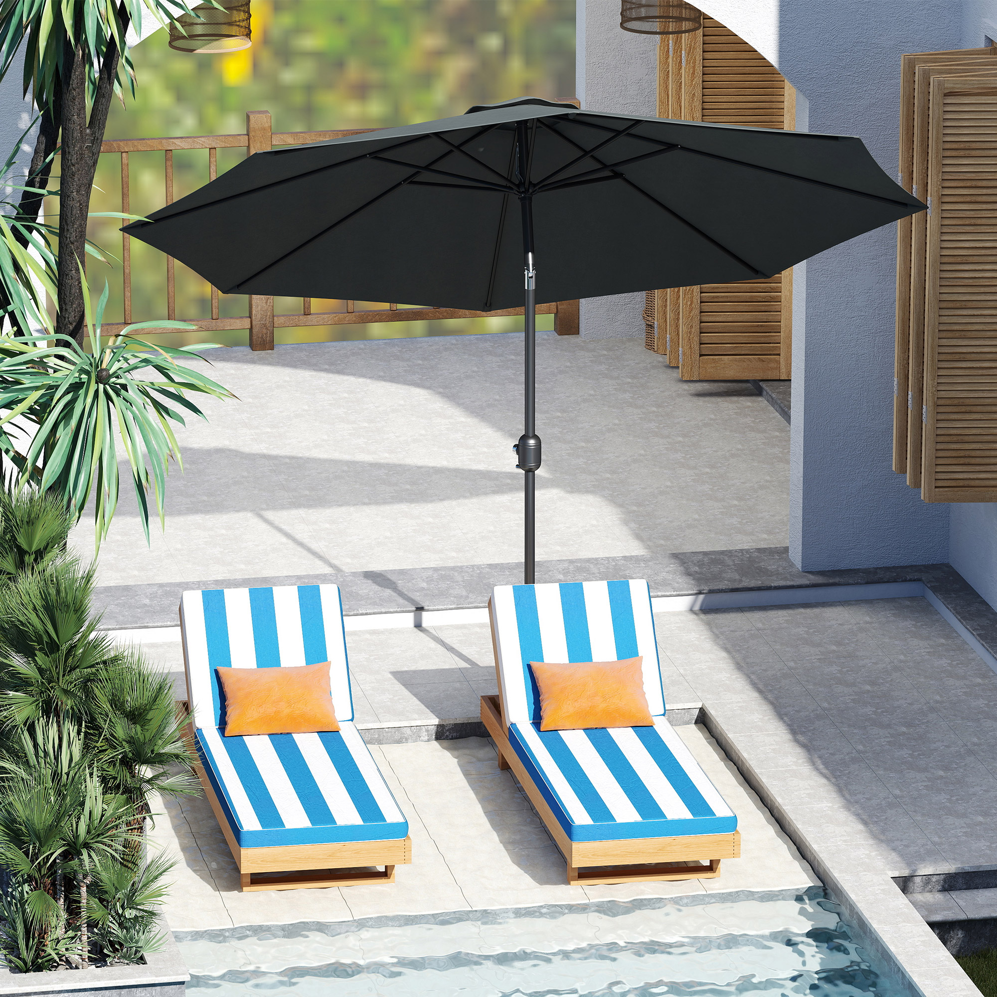 SUN★ Outsunny 10ft x10ft Square Canopy Sun Sail Shade Garden