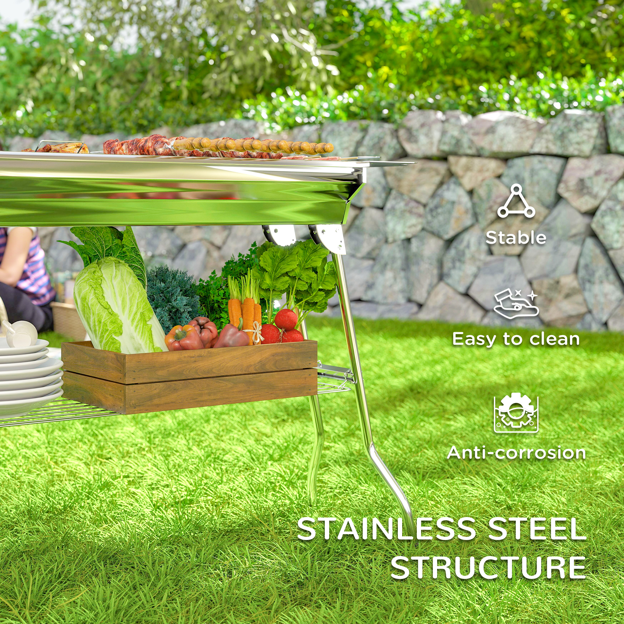 【Oj ＆ Indy 】BBQグリル/Fold N Go サービス品あり FoldNGo Portable Grill – griddlebuddy