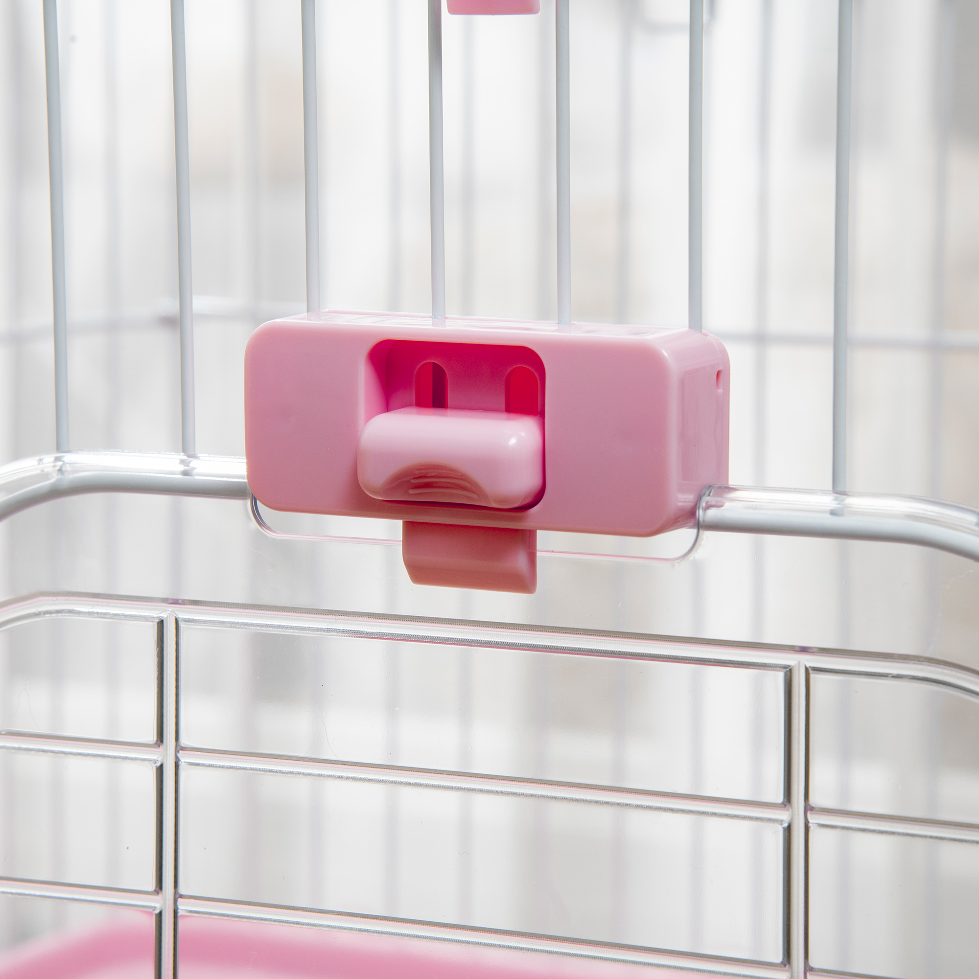 PinkRabbit ② Walmart Pink X-Large 32”L 2-Level Indoor Cage for Small