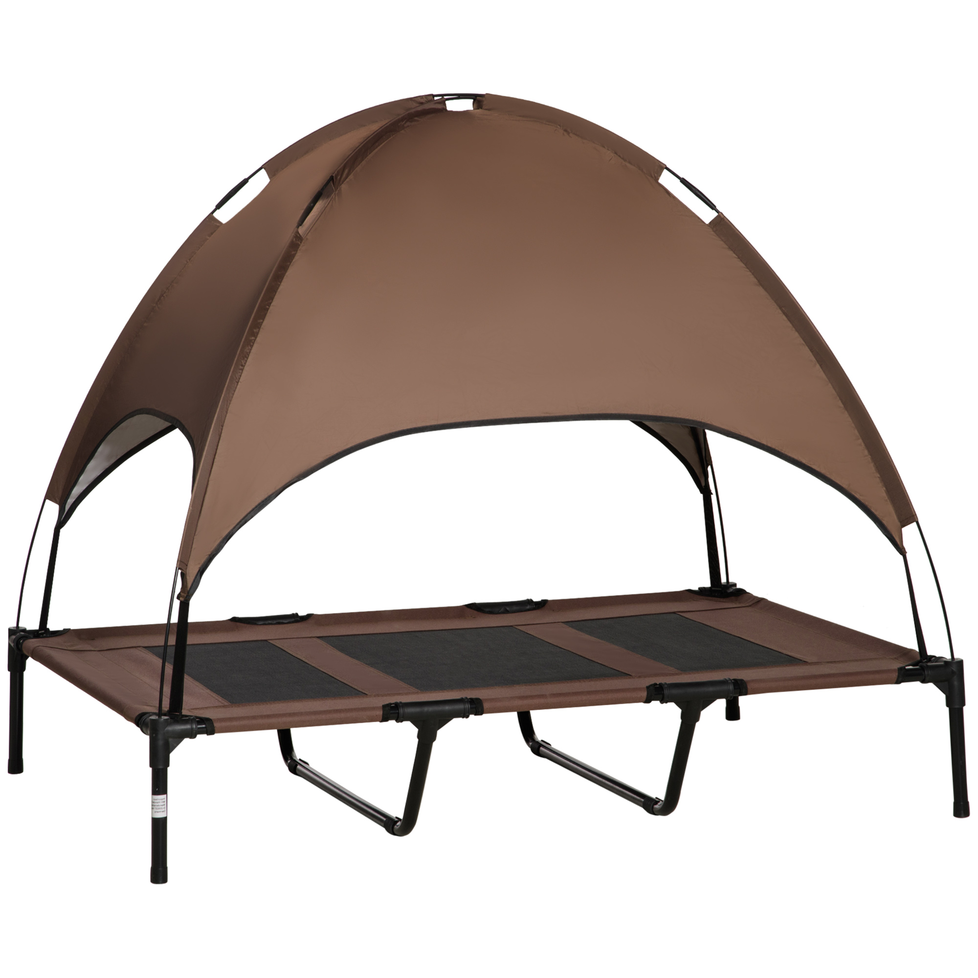PawHut Elevated Pet Bed Dog Cot Portable Outdoor&Indoor Cot Tent
