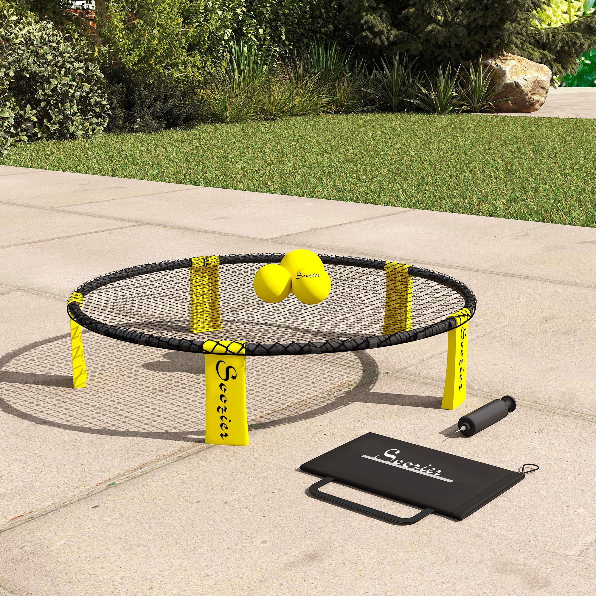 thumbnail image 2 of Spikeball Spike 'N' Splash Bundle – 20pc Roundnet Set For Lawn & Beach 2 of 6