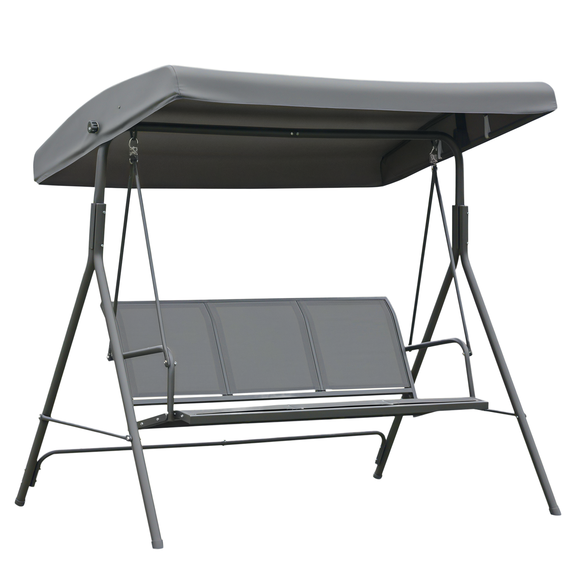 Outsunny Swing Chair 3 Seater Sturdy and Weather Resistant