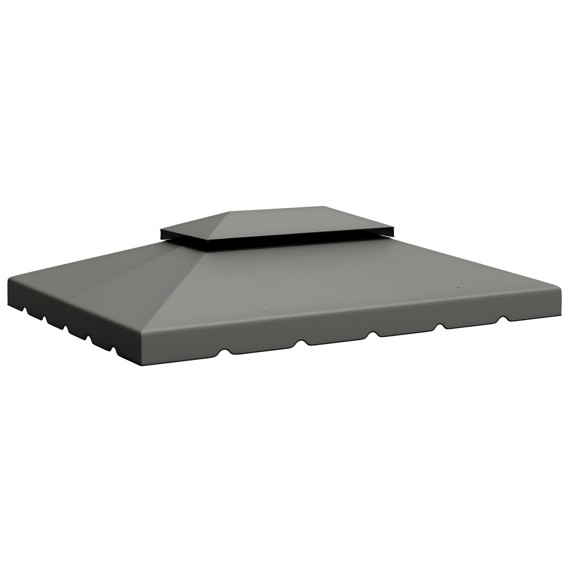 Outsunny 12.8' x 9.5' Gazebo Replacement Canopy, Gazebo Top