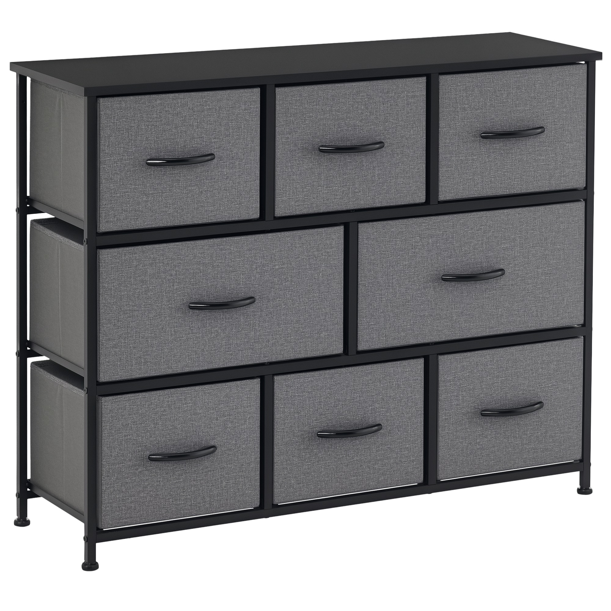 【新品】draw drawers wool 2way tops (GREY) HOMCOM Modern 8-Drawer Light Gray Chest of Drawers (39.25 in