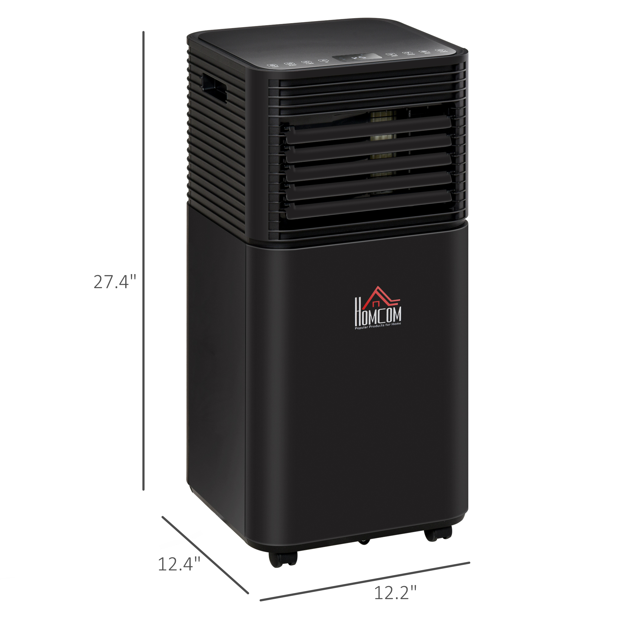 HOMCOM 8000BTU 4-In-1 Portable Mobile Air Conditioner for
