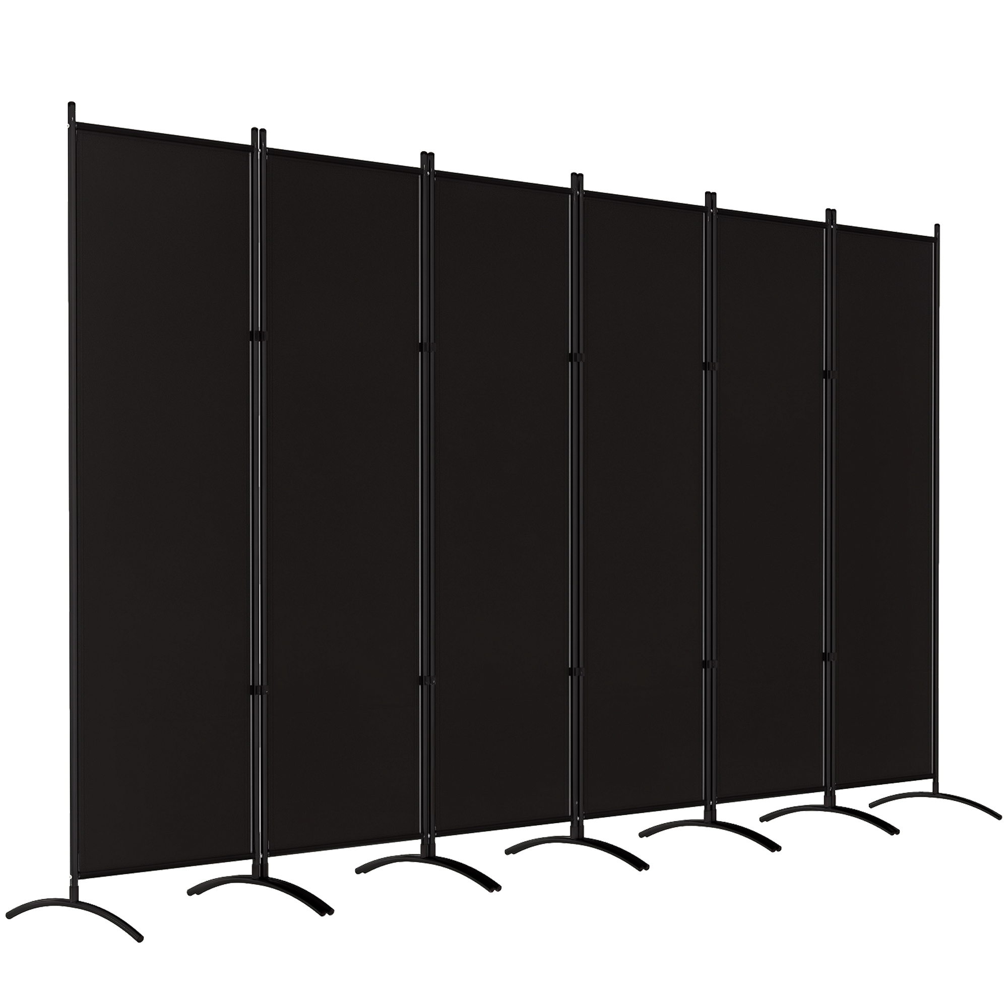 Outsunny 6 Panel Folding Room Divider, UV30+ Privacy Screen