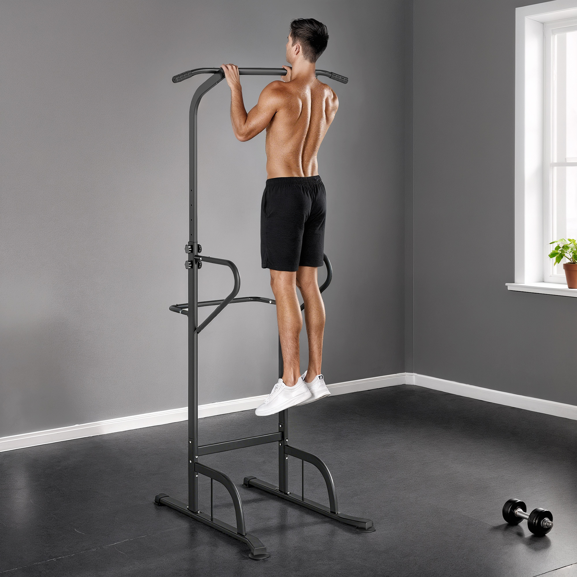 Dip Bar Pull Up Bar Height From Floor KT Foldable Free Standing