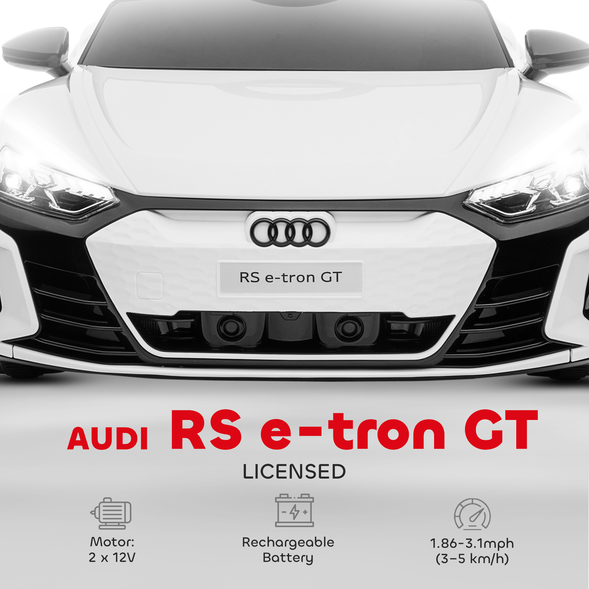 Audi GT Ride On Car Front View