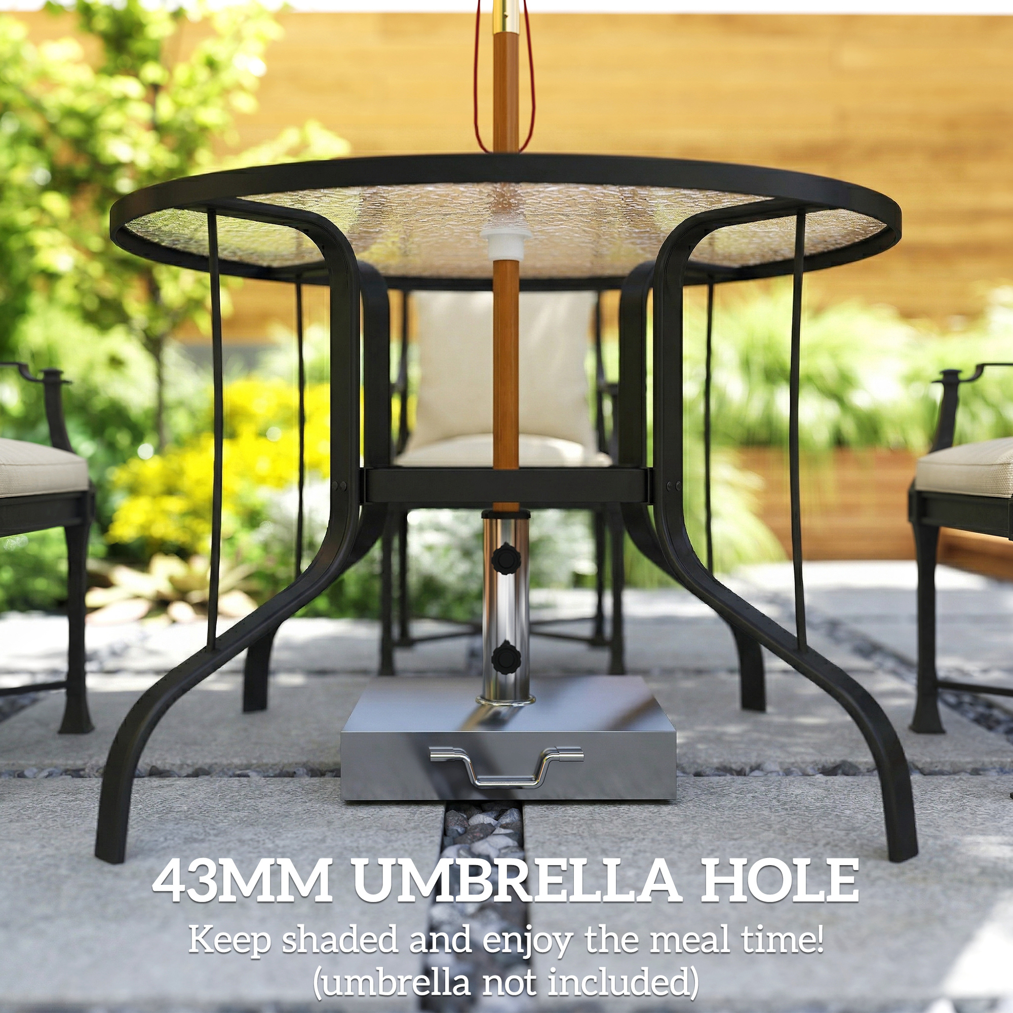 10 ft cantilever patio umbrella LAUSAINT HOME 10FT Round Cantilever Patio Umbrella Heavy Duty Cantilev   Lausaint Home