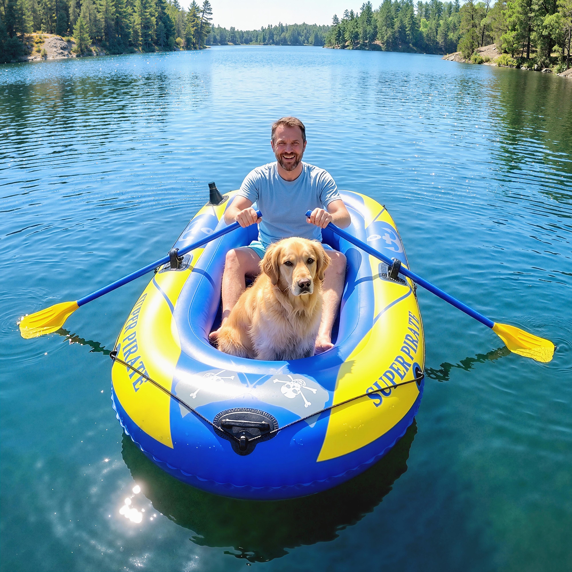 Outsunny 1-2 Person Inflatable Kayak | Aosom Canada