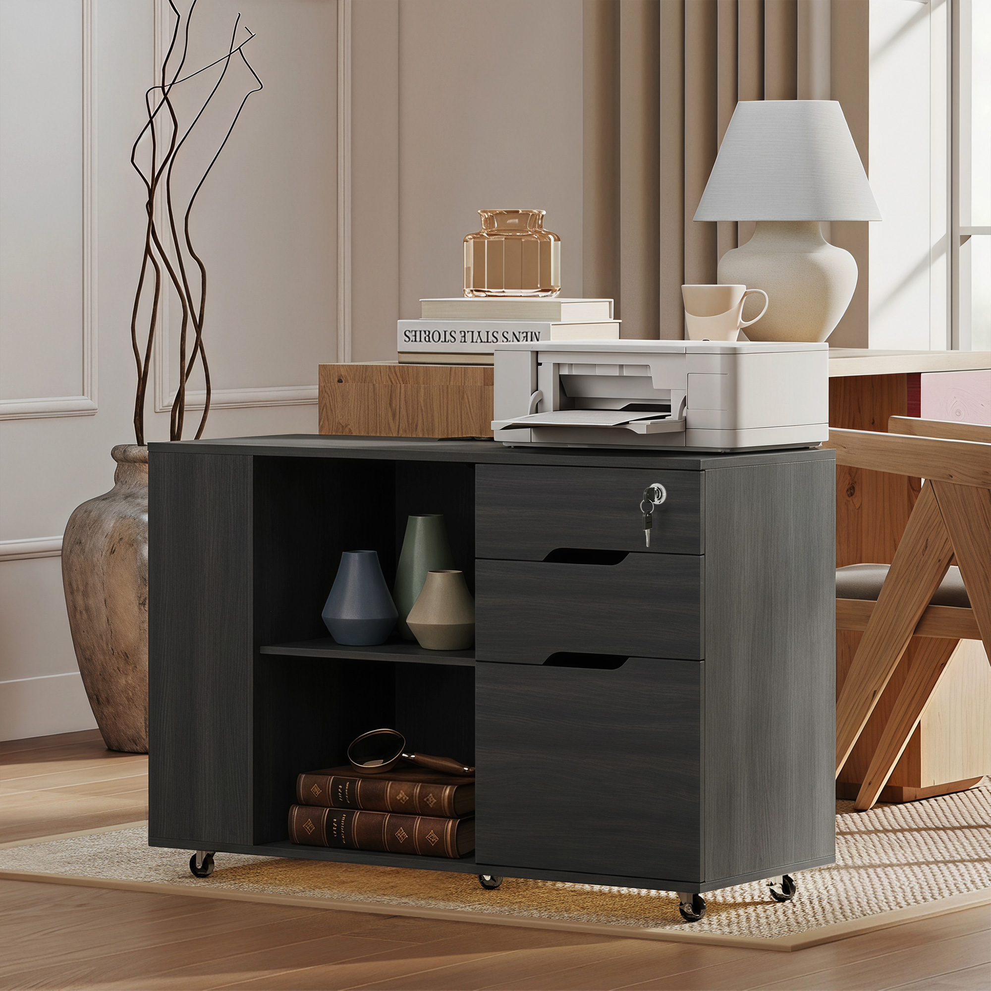 Black Wood Grain