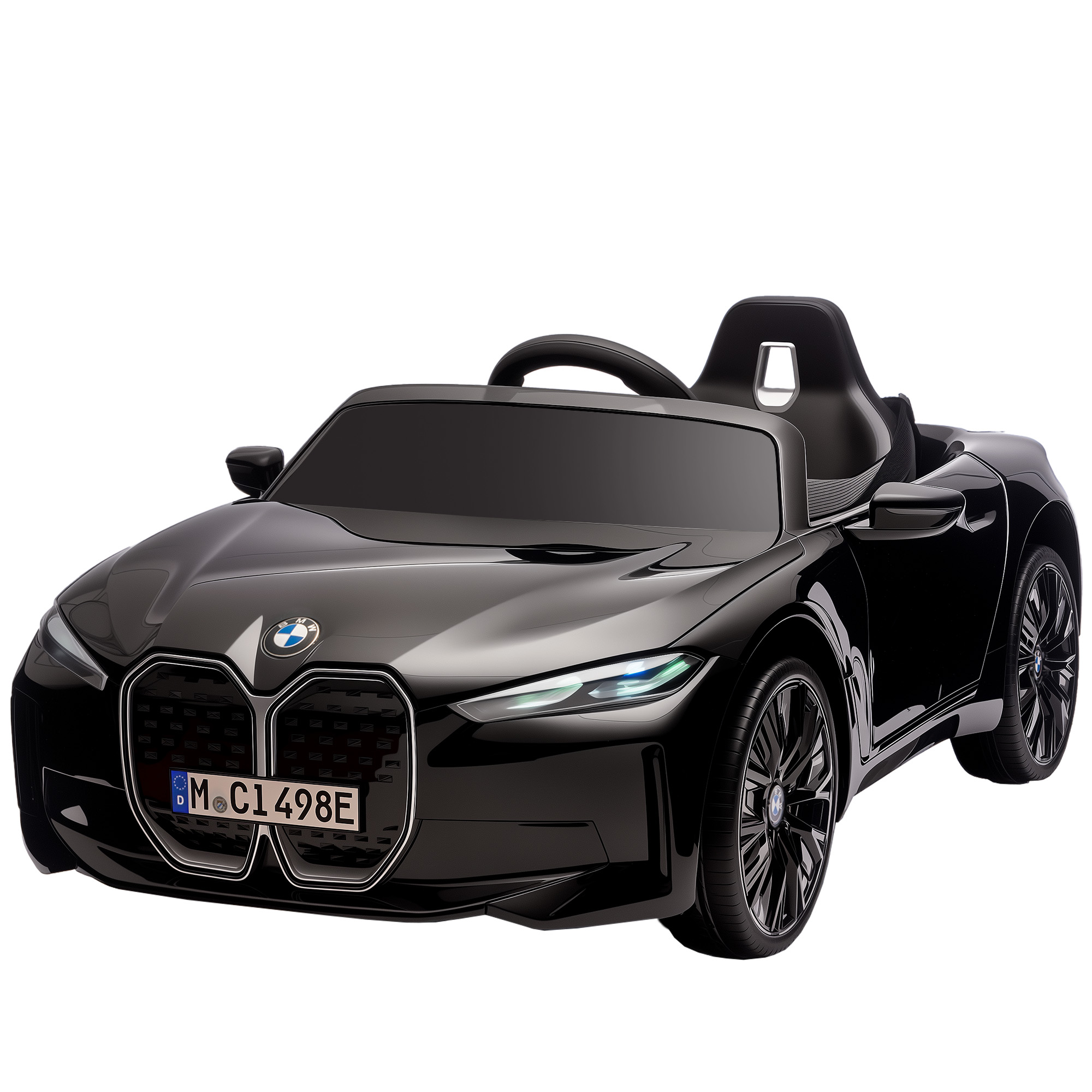 Aosom Aosom 12V Kids Black Electric Ride-On Car, Remote Control, Suspension, Luxury Children's Vehicle | Aosom.com - $177.99 at Aosom US