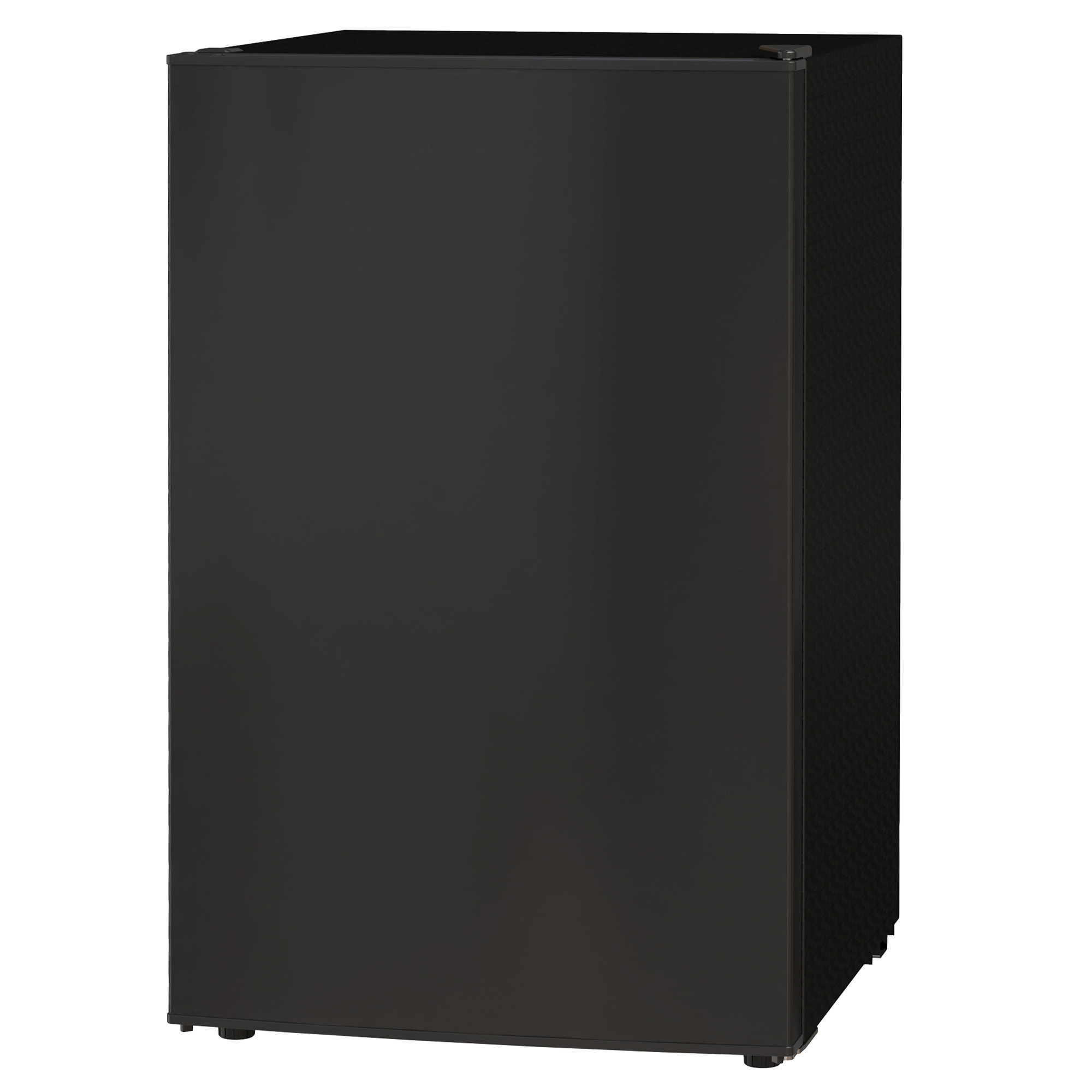 HOMCOM 4.5 Cu.Ft Mini Fridge, Single Door Refrigerator with Freezer, Wheels, Adjustable Thermostat, Reversible Door, Black