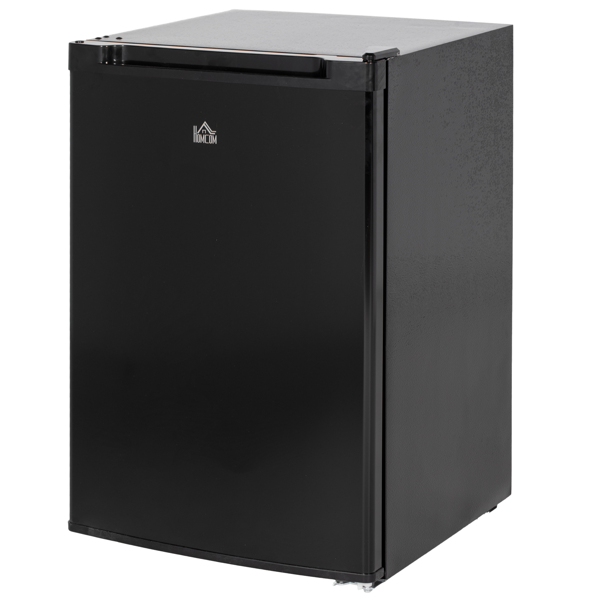 HOMCOM 3 Cu Ft Small Upright Freezer Black Adjustable Thermostat Reversible Door for Apartments | Aosom.com