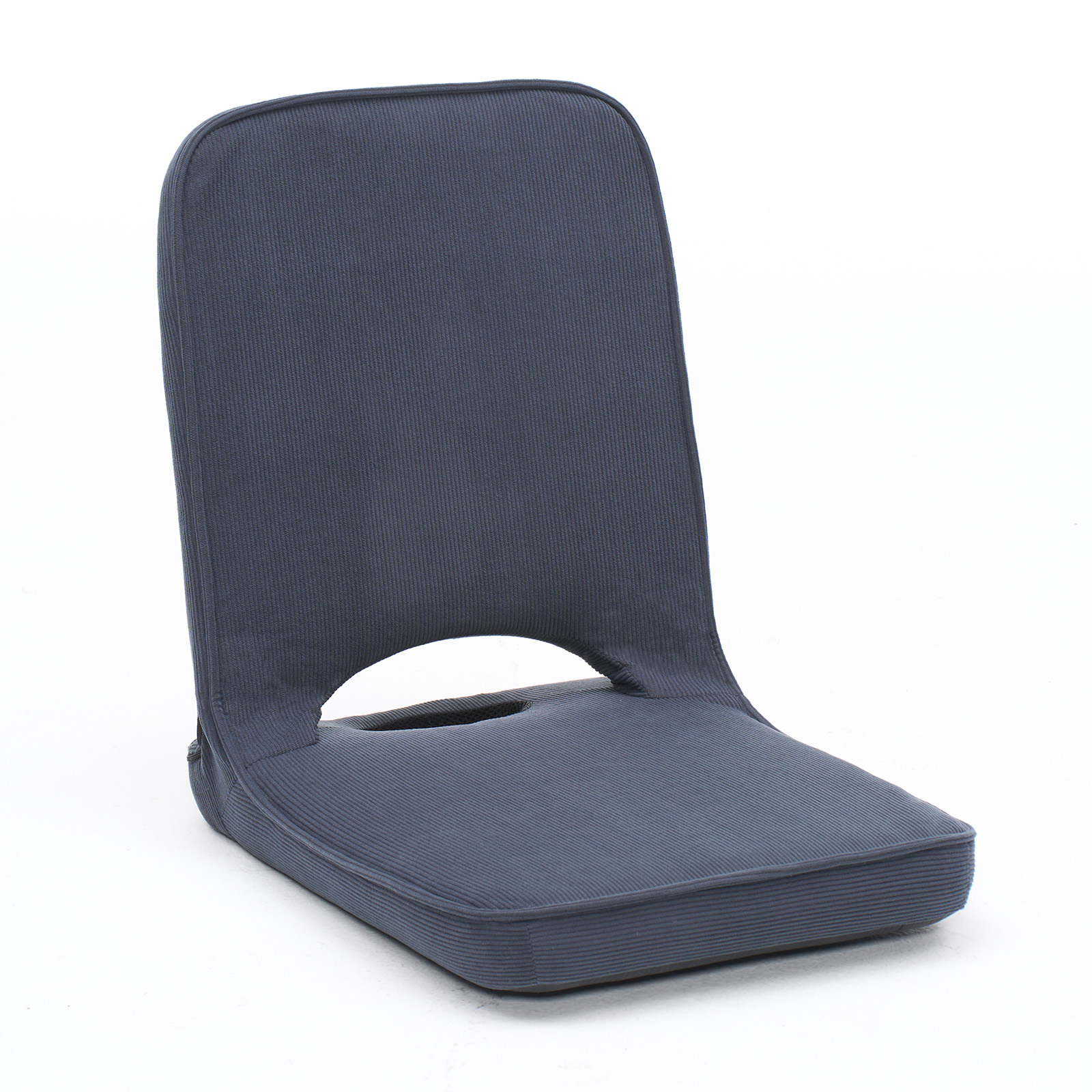 Floor Chair with Adjustable Back Support, Foldable Padded Gaming Floor Seat for Adults & Kids, Multi-Position Meditation Chair with Corduroy Cover for