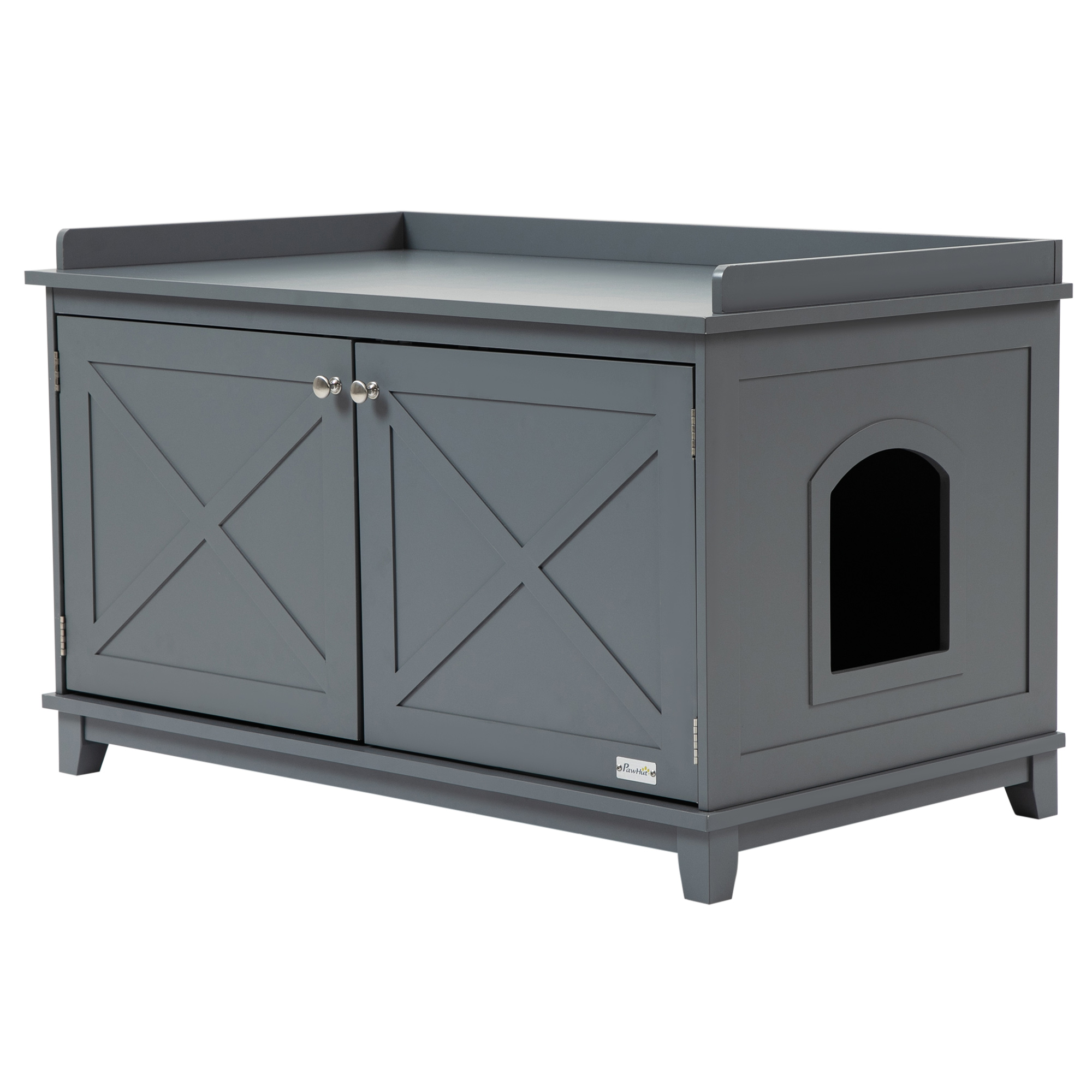 PawHut Cat Litter Box Furniture – 34% Off Hidden Storage Cabinet