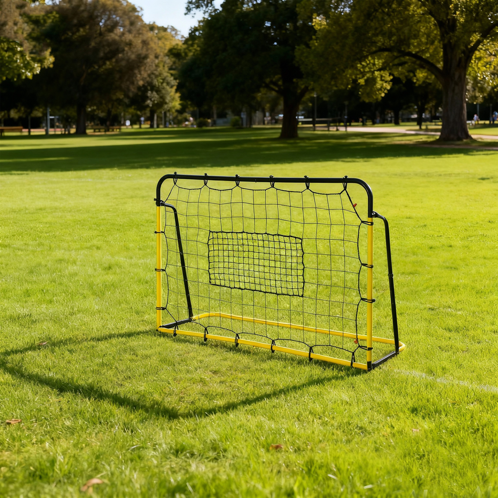 Soozier HOMCOM Rebound Net Soccer Goal with 5 Angle Adjustable for Soccer Baseball Basketball Training Aosom Canada