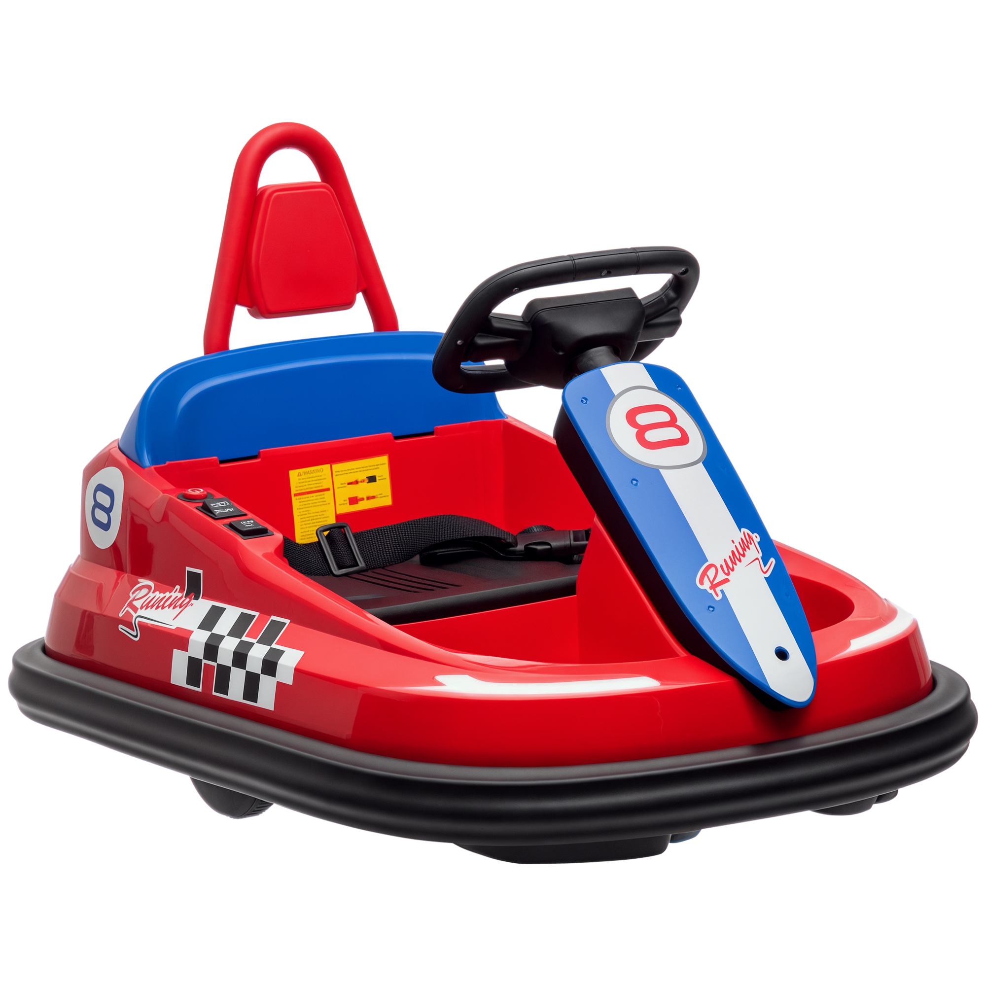 Aosom Aosom Electric Bumper Car for Kids 360 Rotation 6V Toddler Ride-on Toy Baby Bumping Car Perfect Gift Red | Aosom.com - $86.99 at Aosom US