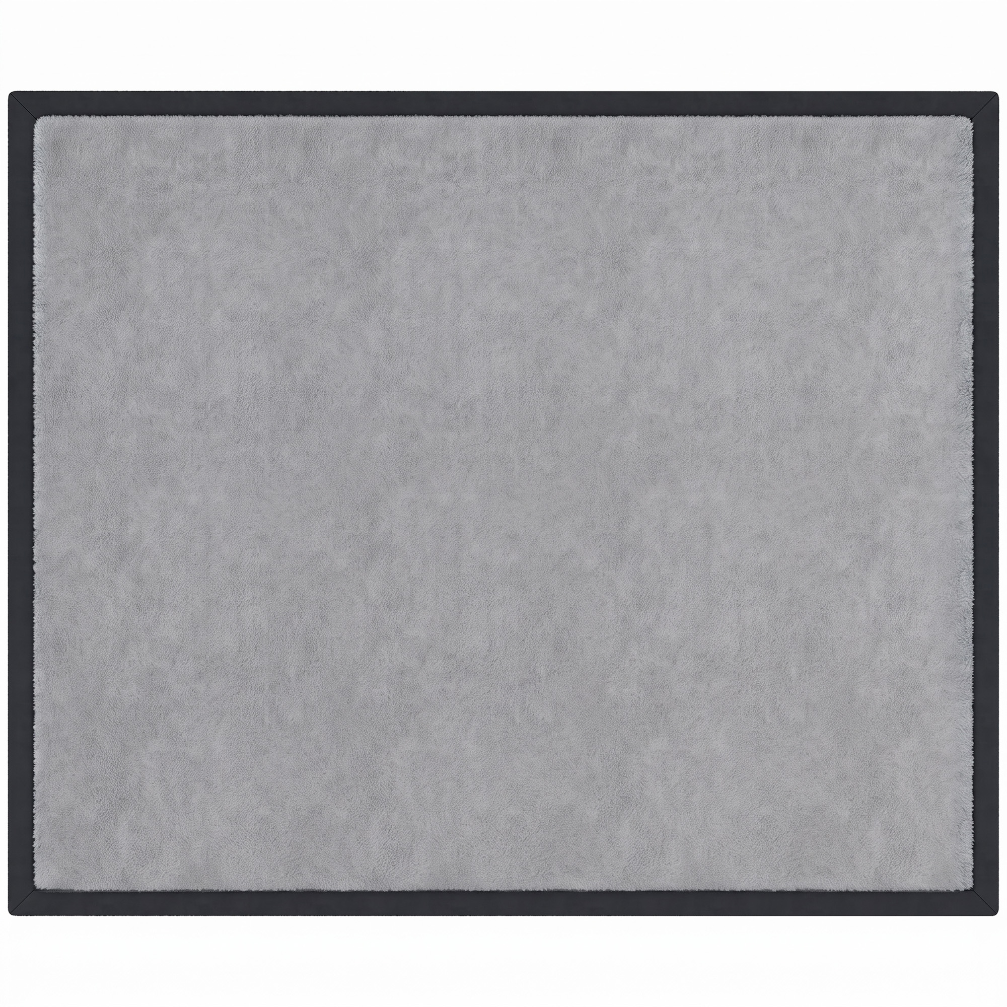 "Qaba 1.2"" Thick Baby Play Mat, 71"" x 59"" Playpen Mat, Non-Slip, Water-Resistant, Soft Flannel for Crawling Playing, Dark Gray"