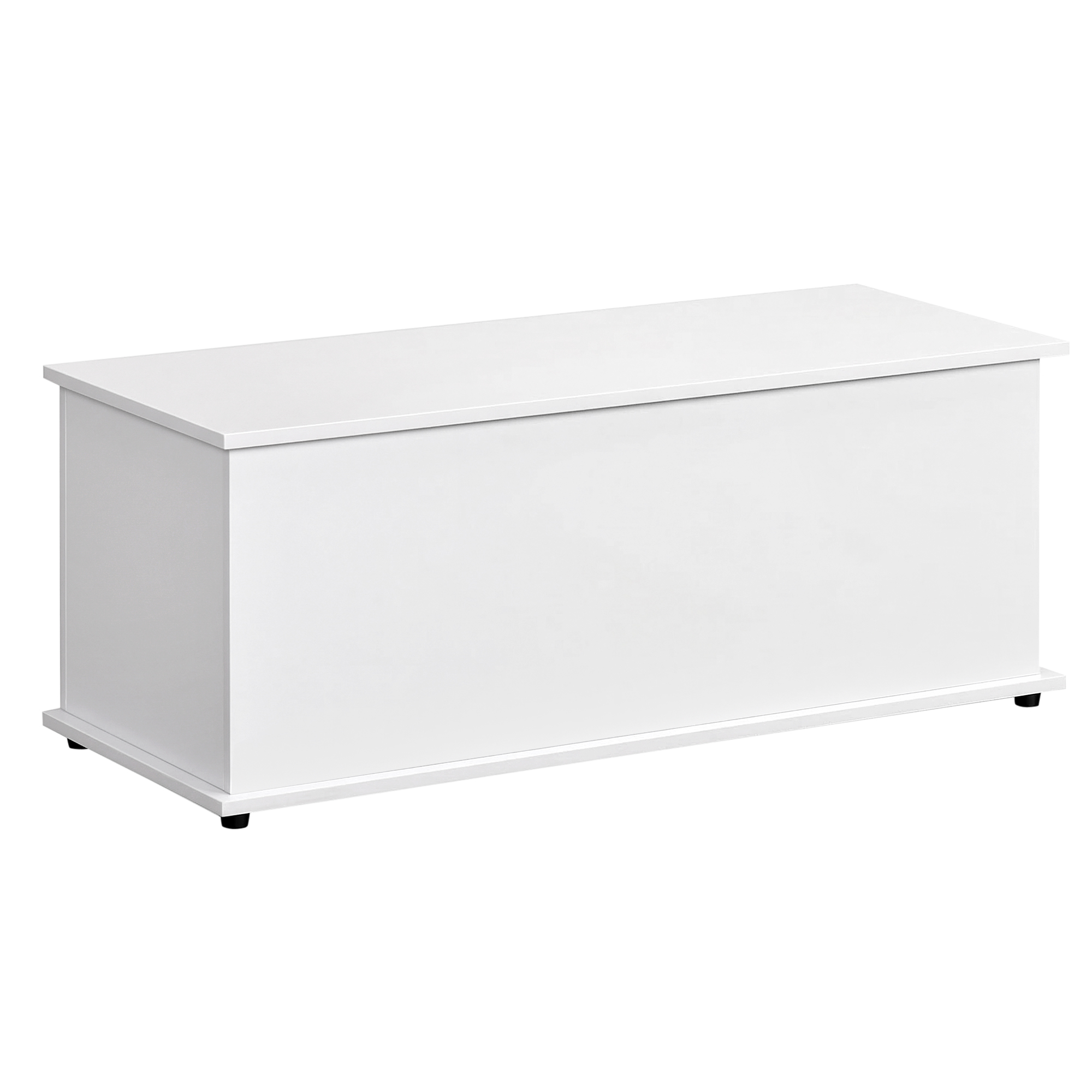 HOMCOM "HOMCOM Lift Top Storage Bench, 39.4"" Modern Storage Chest with 264 lbs. Weight Capacity, White" - $70.99 at Aosom US