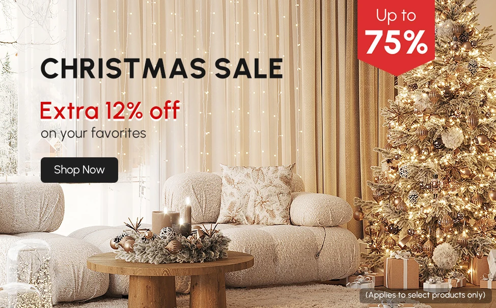 Enjoy an extra 12% off on your favorites
Code: Christmas