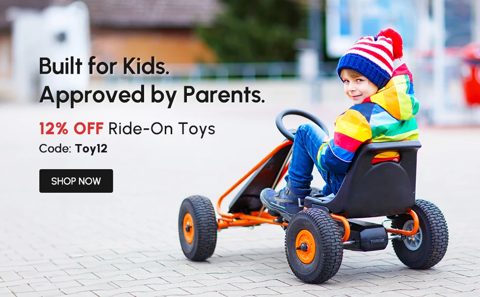  12% OFF Ride-On Toys 
Code: Toy12