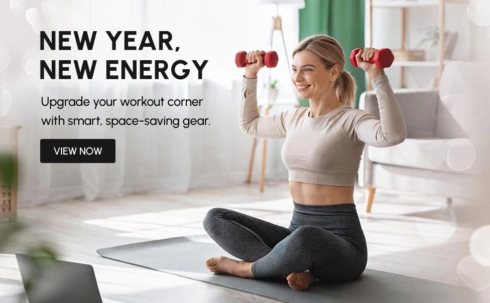 Upgrade your workout corner with smart, space-saving gear.