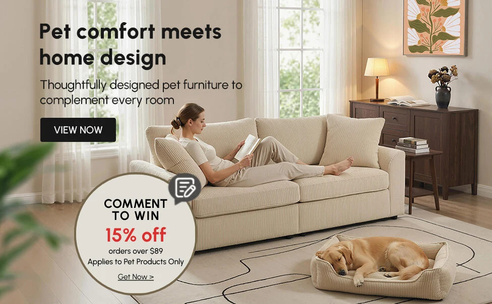 Thoughtfully designed pet furniture to complement every room